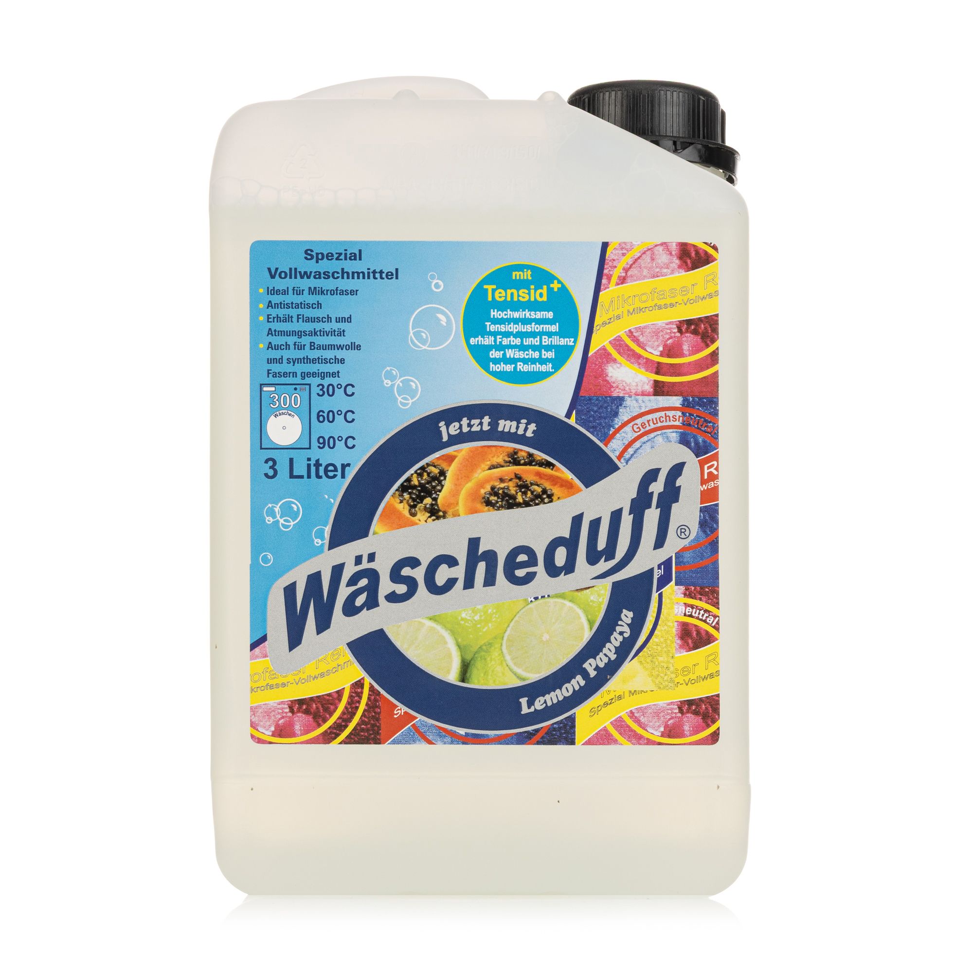 WÄSCHEDUFT Vollwaschmittel für Mikrofaser mit integriertem Wäscheduft, 1x 3l