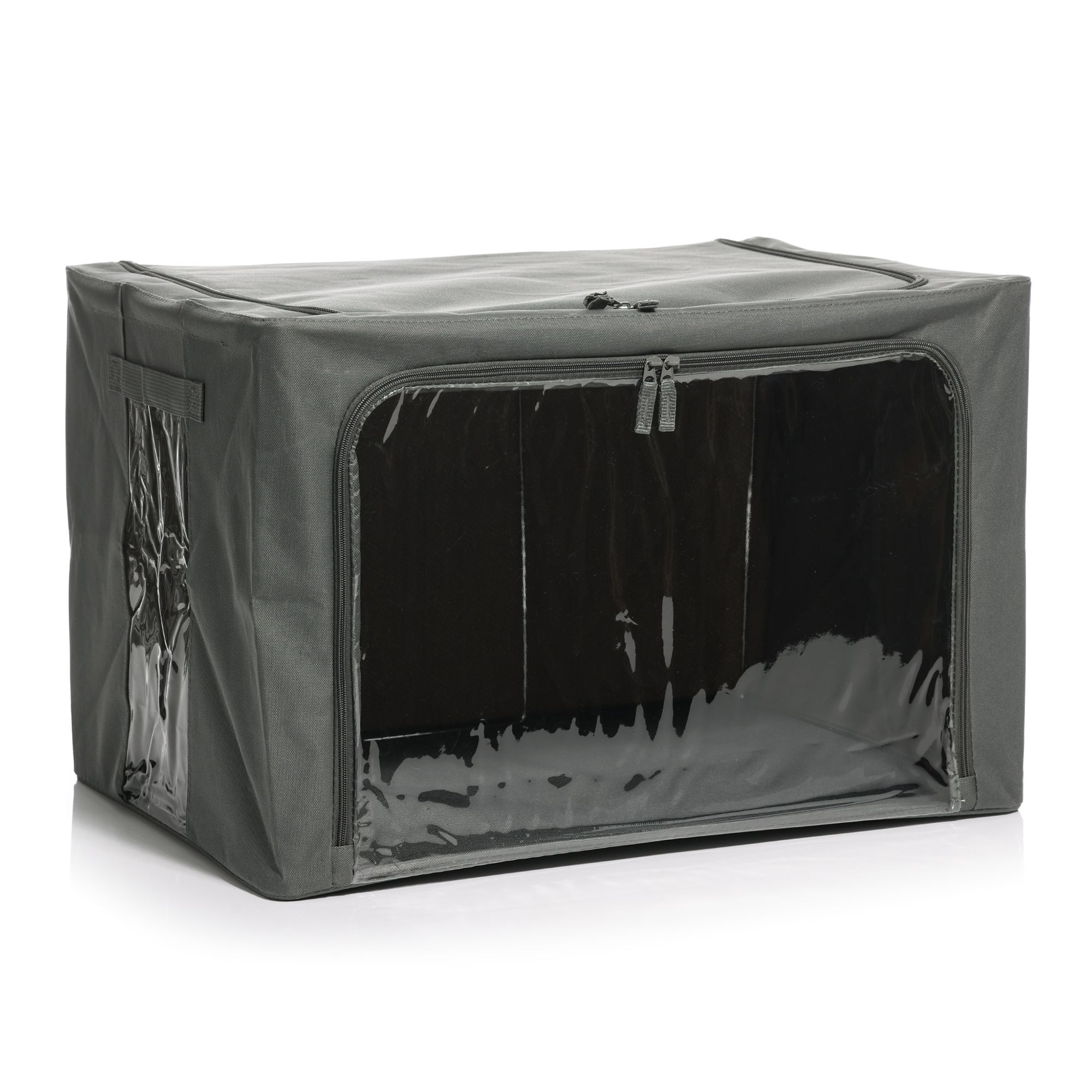 AQURAT Aufbewahrungsbox Extra-Large, 90l mit XL-Sichtfenster stapelbar