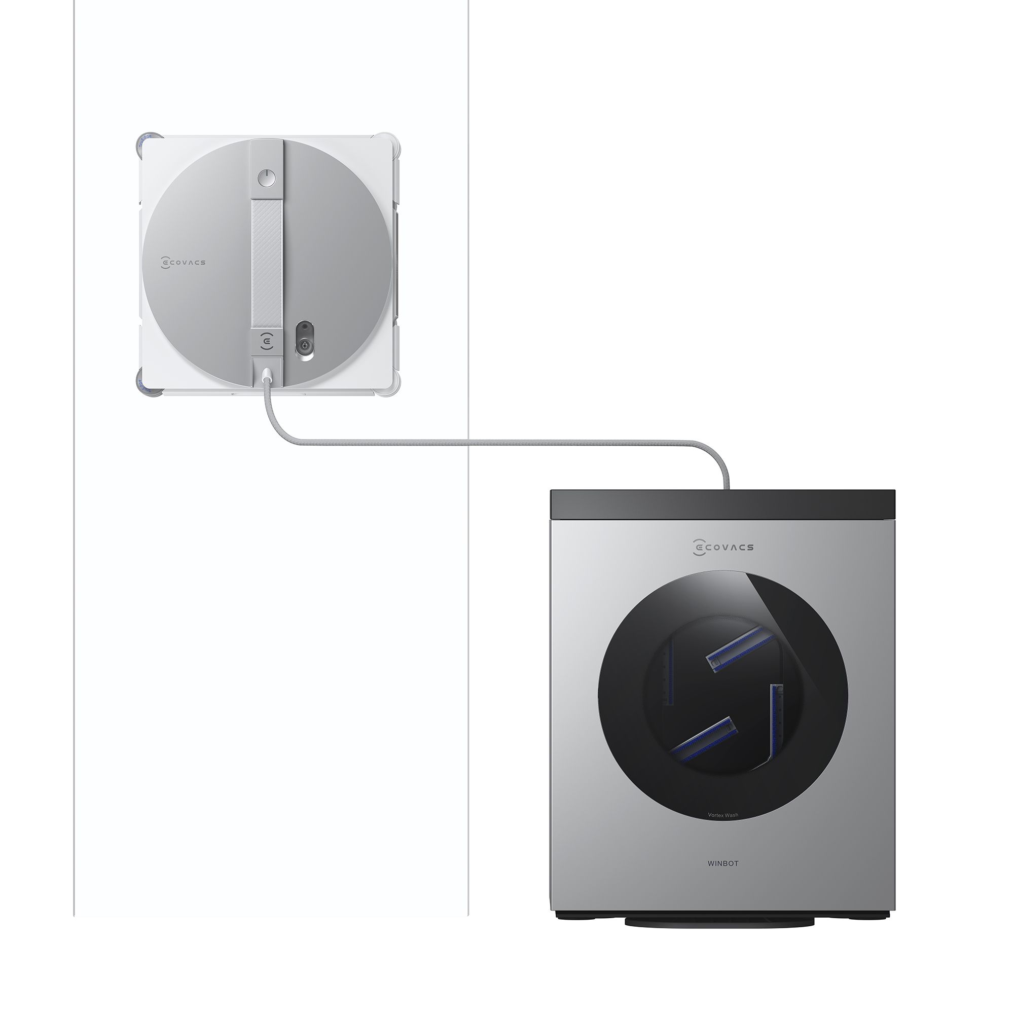 ECOVACS Fensterroboter WINBOT W3 OMNI App-Steuerung inkl. Station