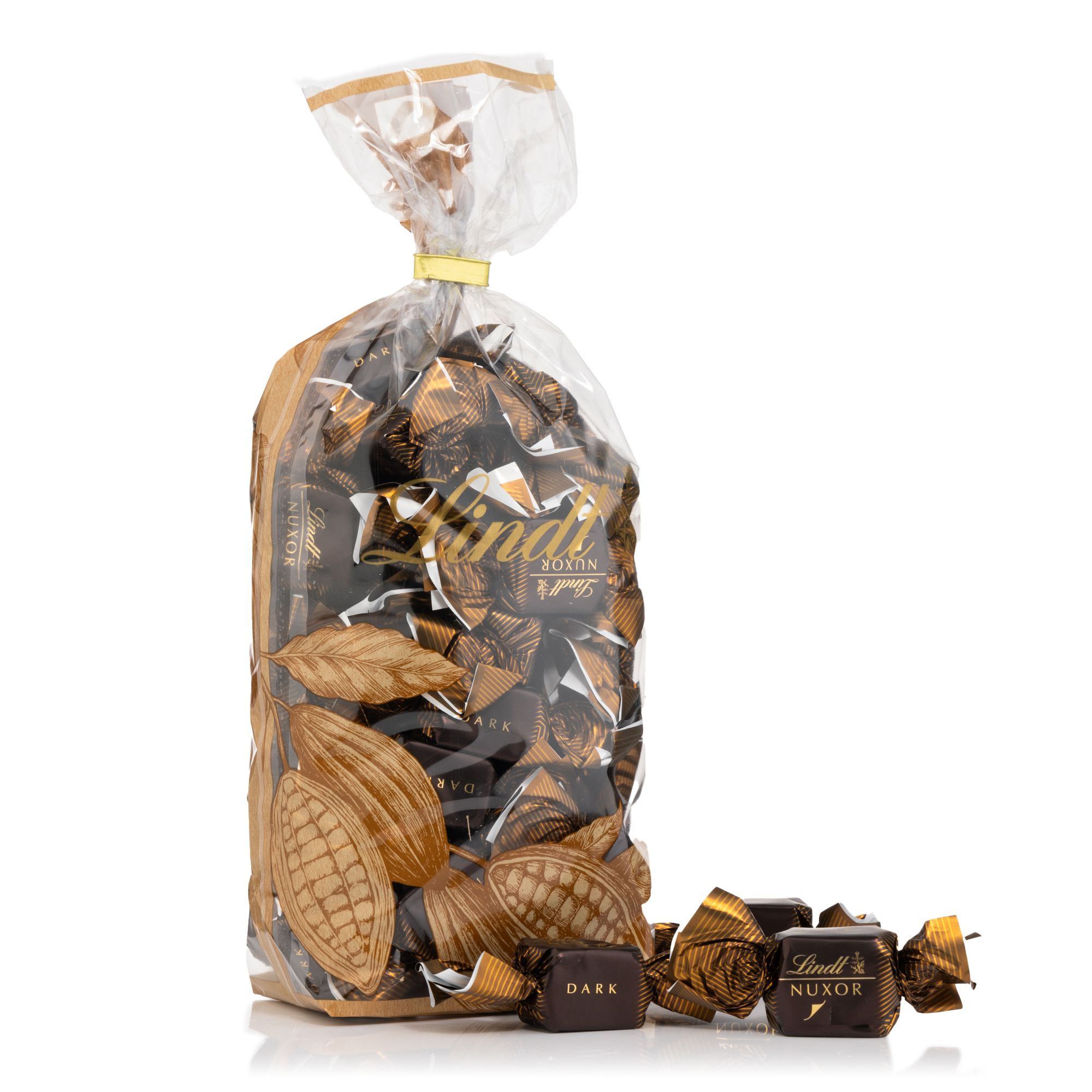LINDT Nuxor Schokolade mit ganzen Haselnüssen Inhalt 539g, 42 Stk.