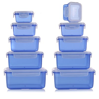 LocknLock 10 Frischhaltedosen nestbar 180ml-2L Gesamtvolumen 9,08L