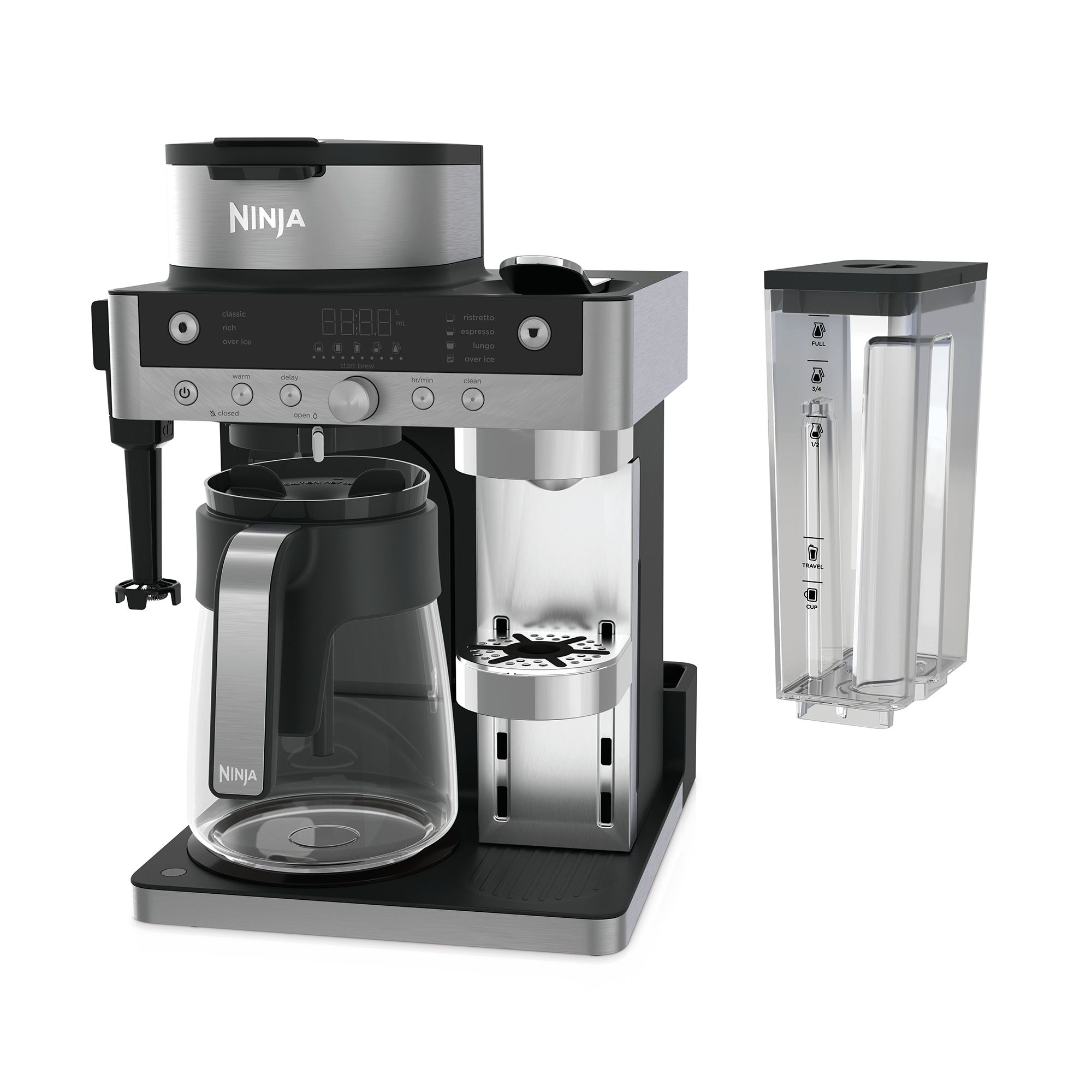 NINJA® CFN802EU 2-in-1 Kaffeemaschine Prestige DualBrew System für Filter- und Kapselkaffee