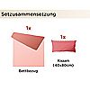 BADIZIO Classic Wendebettwäsche uni Mikrofaser Plüsch Kissen-/Größenauswahl 2tlg.., 3 of 3