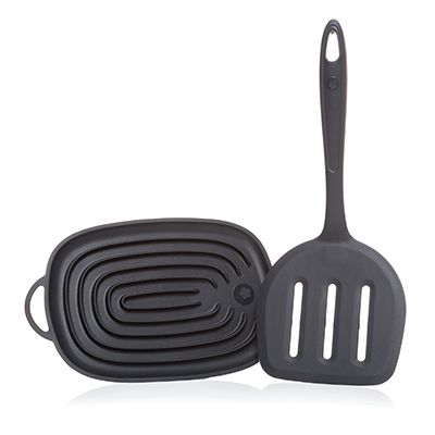 KOCHBLUME® Pfannenwender extra breit inkl. Multiablage 2tlg.