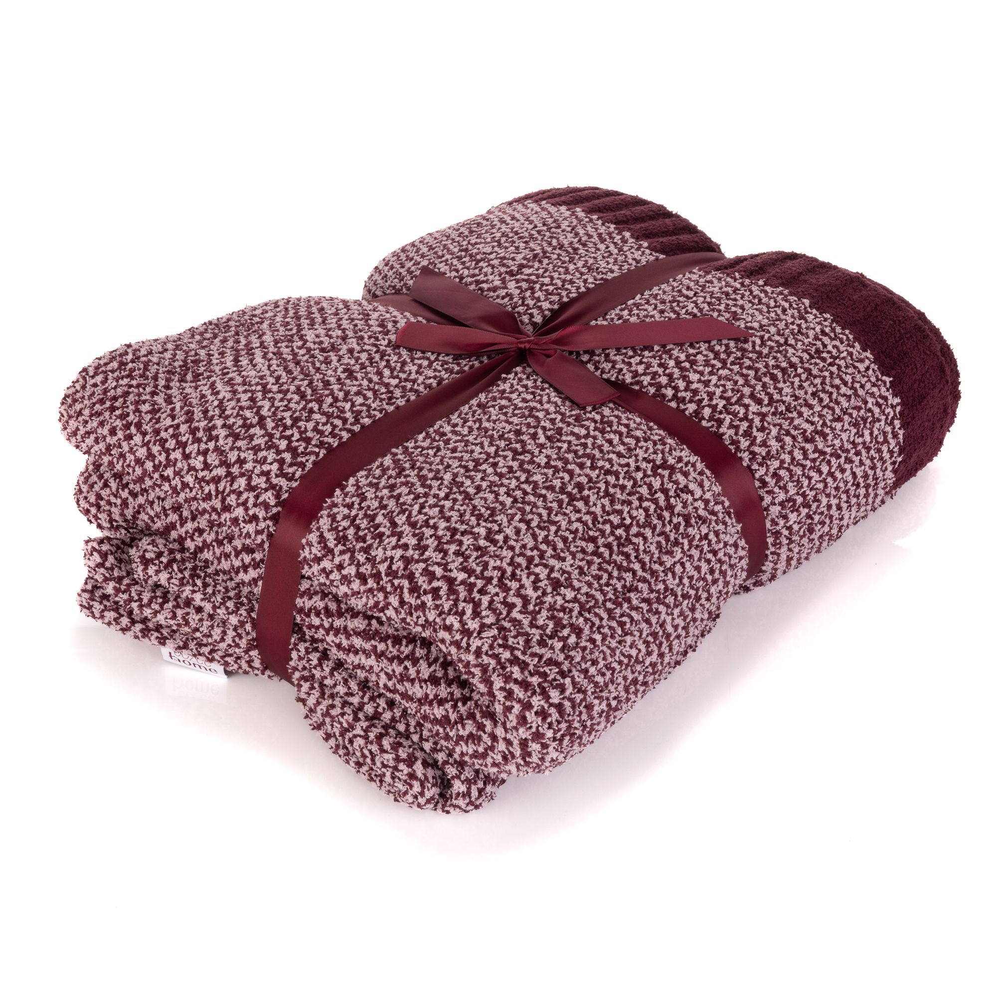 COZEE HOME Sofa-Set, 3tlg. uni Jacquard MF Fluffy Bouclé 2x 50x50cm+130x180cm