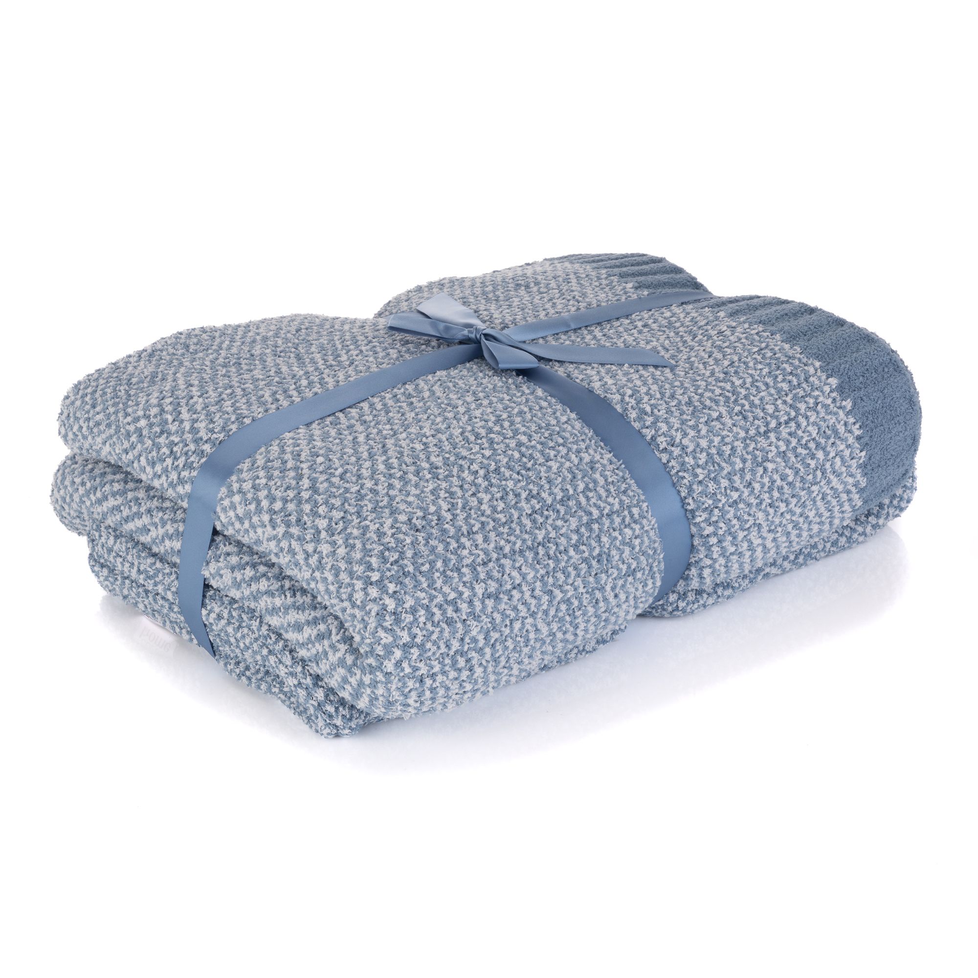 COZEE HOME Sofa-Set, 3tlg. uni Jacquard MF Fluffy Bouclé 2x 50x50cm+130x180cm