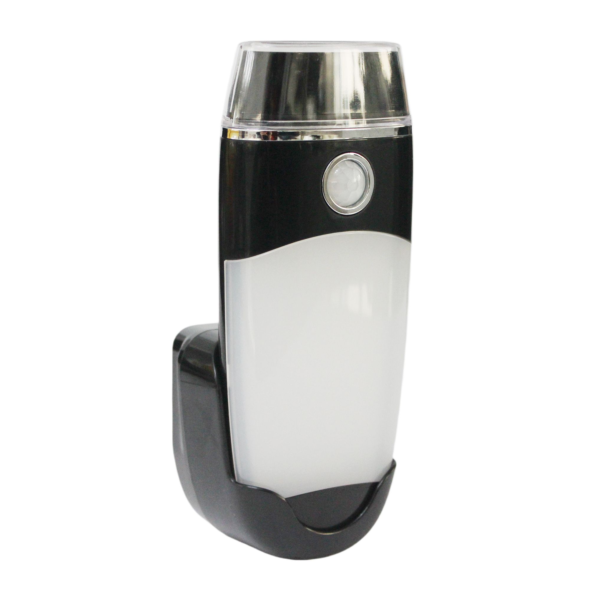 2in1 LED Nachtlicht- Taschenlampe mit Bewegungsmelder & Steckdosen Halterung ca. 70 Lumen