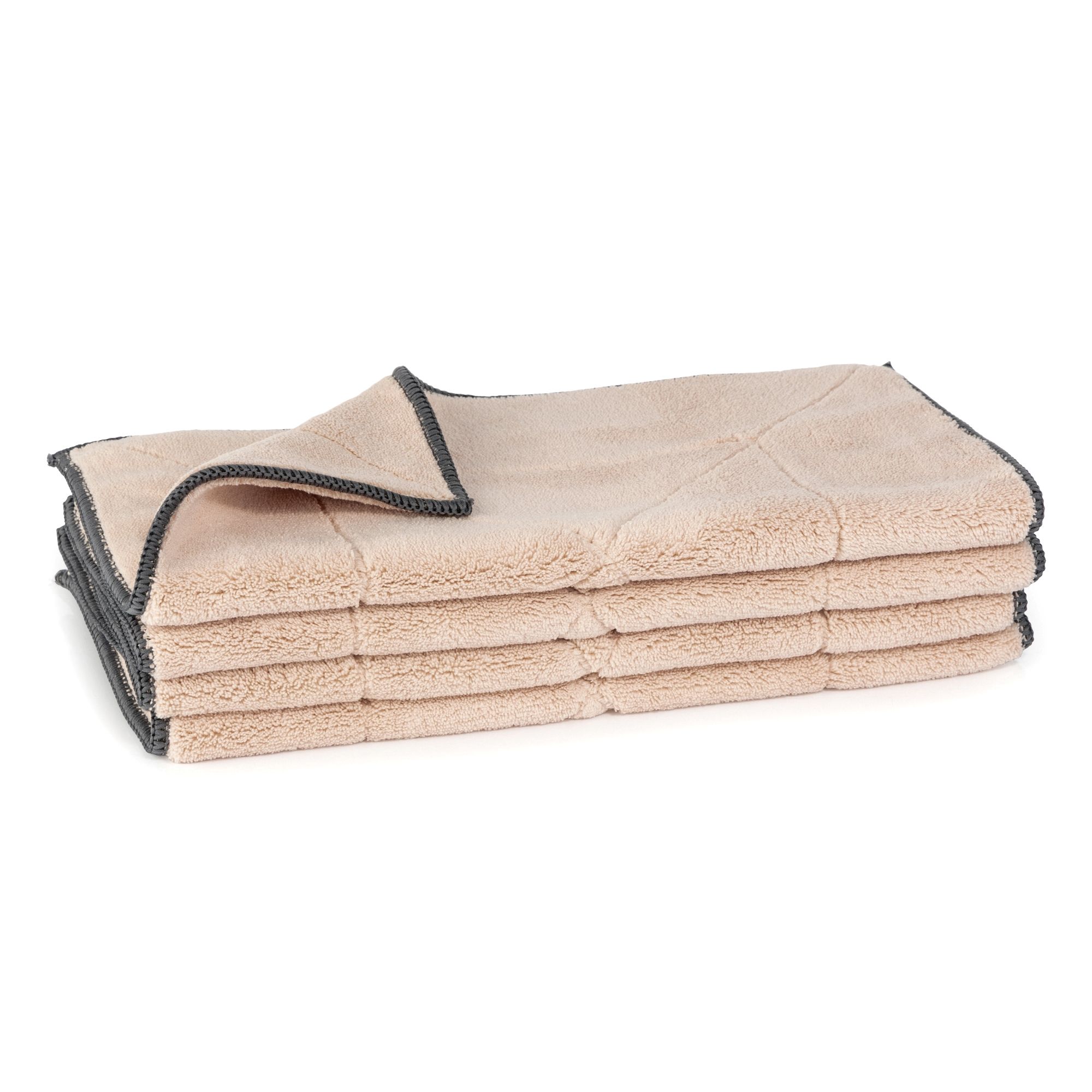 KOCHBLUME® Mikrofasertücher extra dick ca. 30x30cm, 4tlg. Waschbar bis 40°C