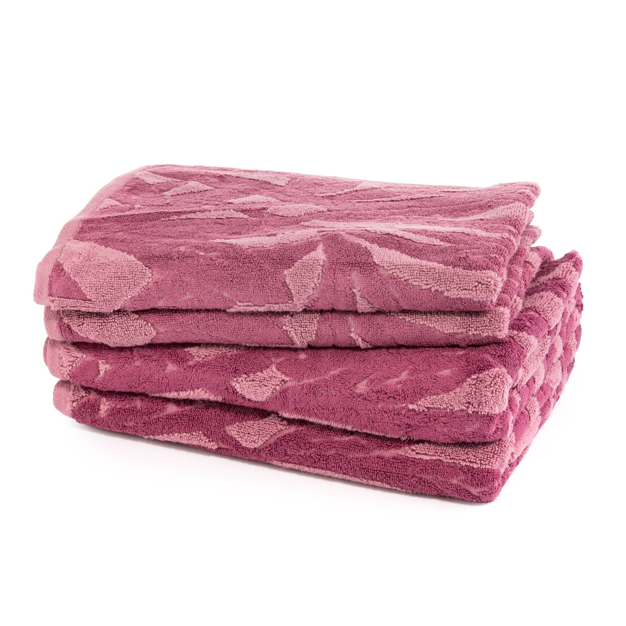 NACHTIGALL Handtuch-Set, 4tlg. Premium Baumwoll-Viskose 50x100cm & 70x140cm