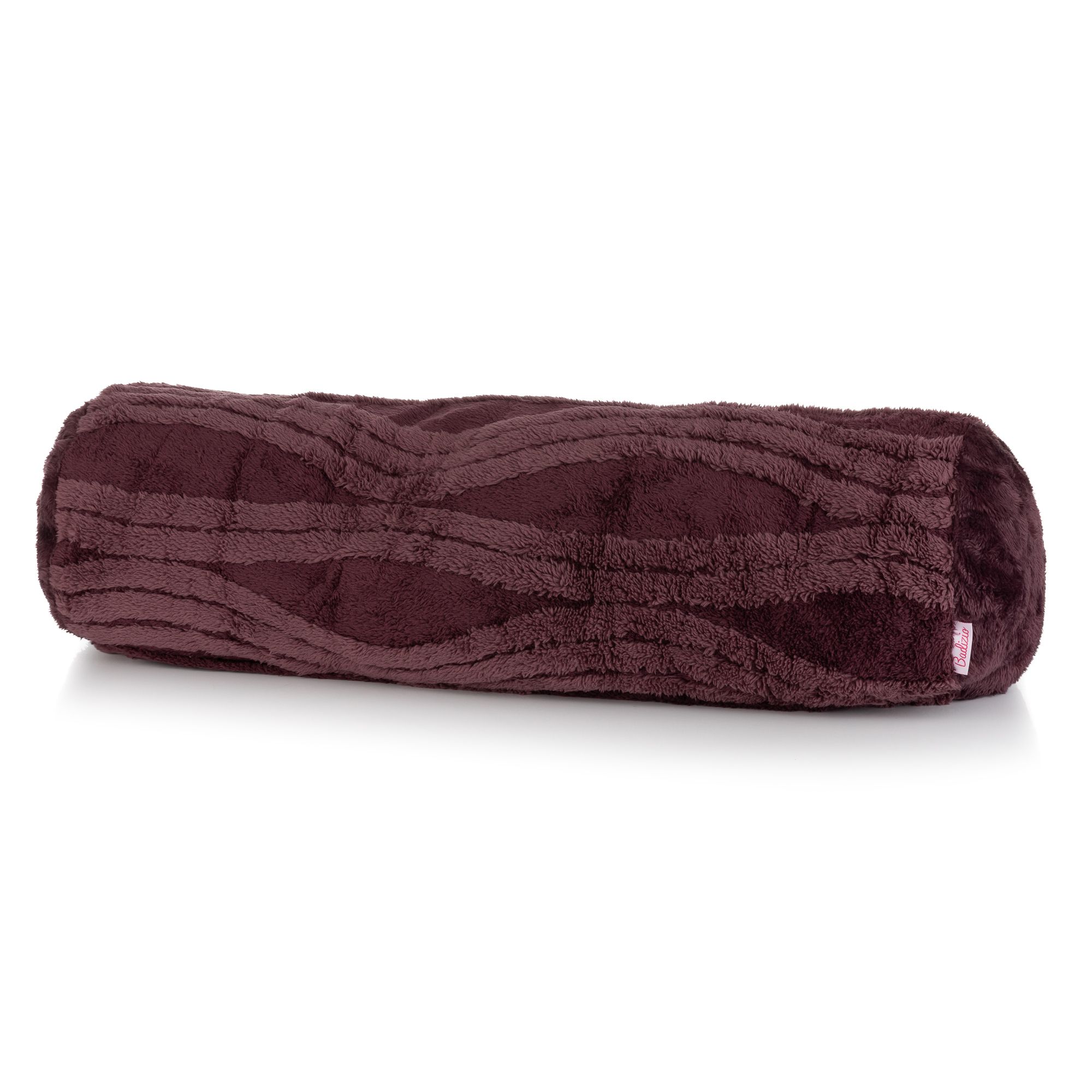 BADIZIO Classic XXL-Nackenrolle Welle Hoch-/Tief-Jacquard gefüllt, ca. 23x70cm