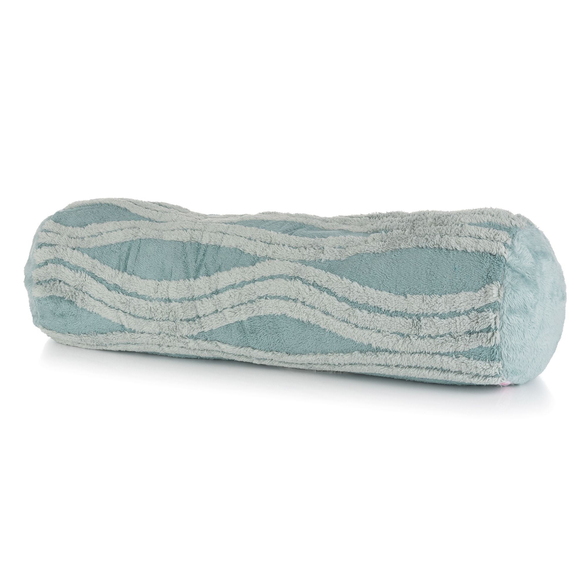 BADIZIO Classic XXL-Nackenrolle Welle Hoch-/Tief-Jacquard gefüllt, ca. 23x70cm