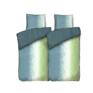 WINTERENGEL Premium Wendebettwäsche Farbverlauf Mikrofaser Flanell Doppelbett, 4tlg.