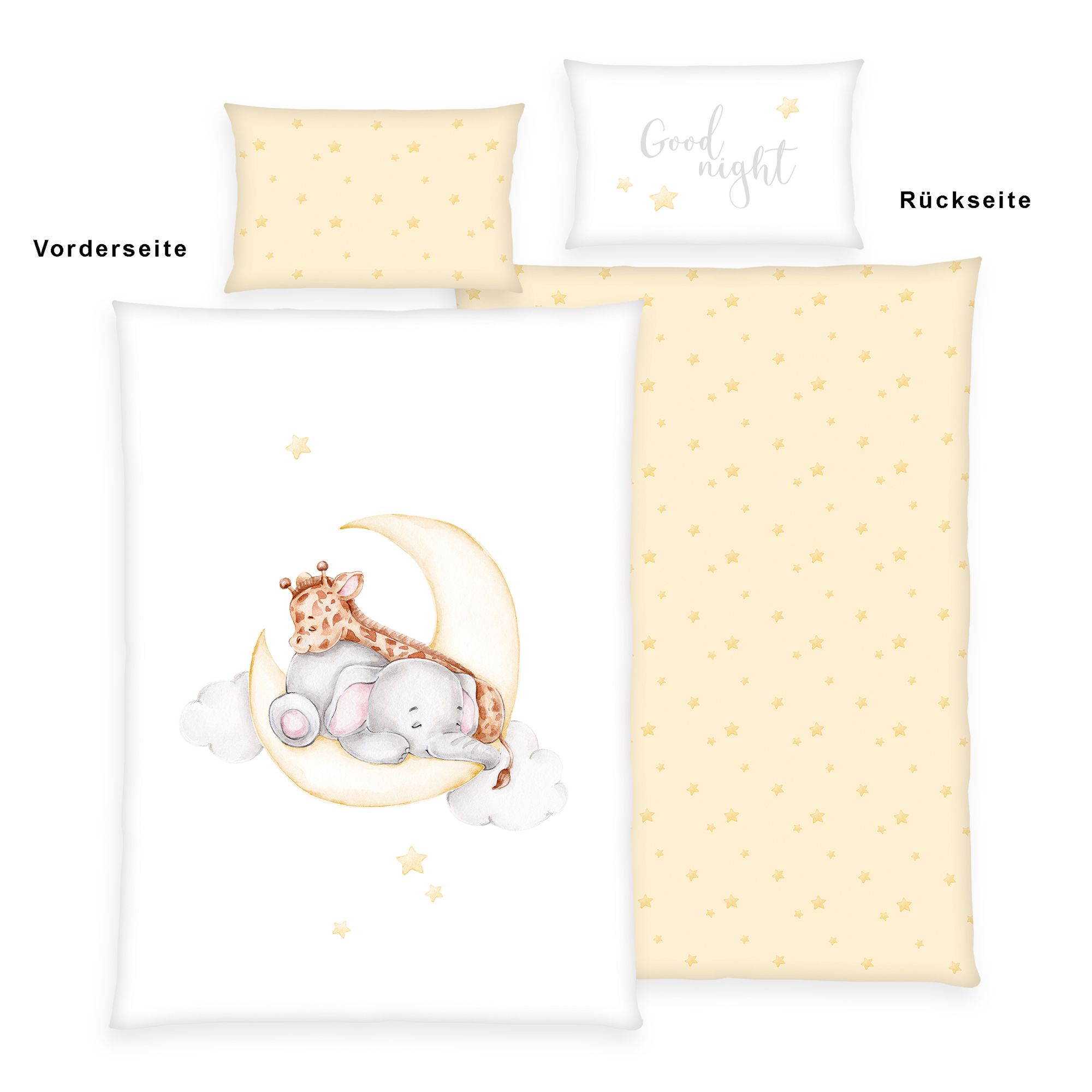 babybest® Wendebettwäsche Traumwelten Baumwoll Renforcé Einzelbett, 2tlg.