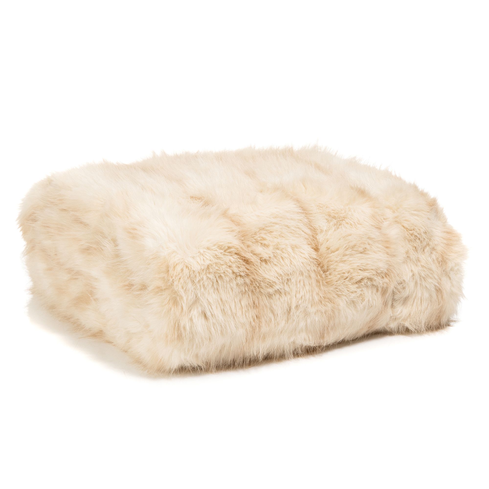 MONT CHALET Premium-Plaid Streifen-Webpelz Mikrofaser-Rückseite waschbar, 150x200cm