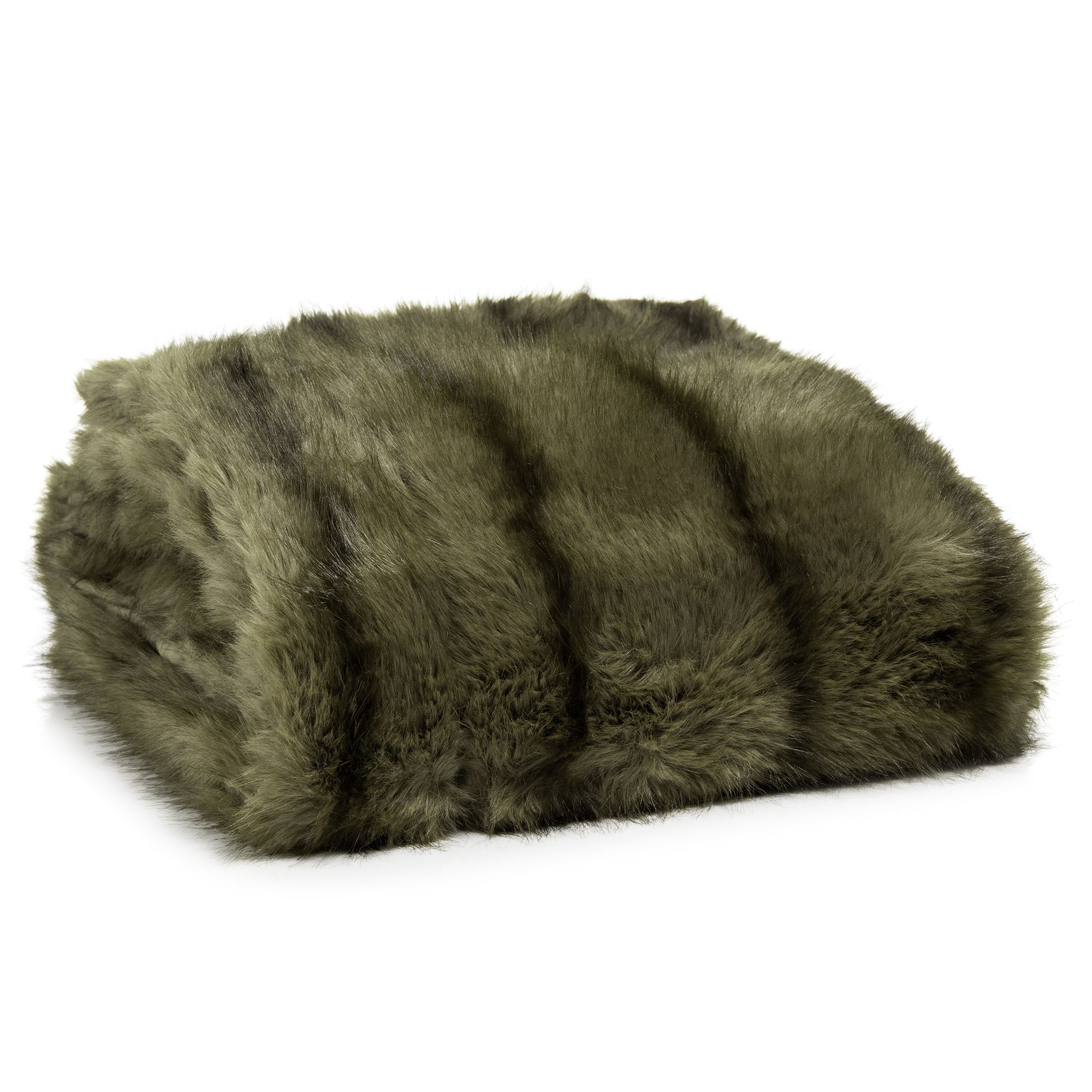 MONT CHALET Premium-Plaid Streifen-Webpelz Mikrofaser-Rückseite waschbar, 150x200cm