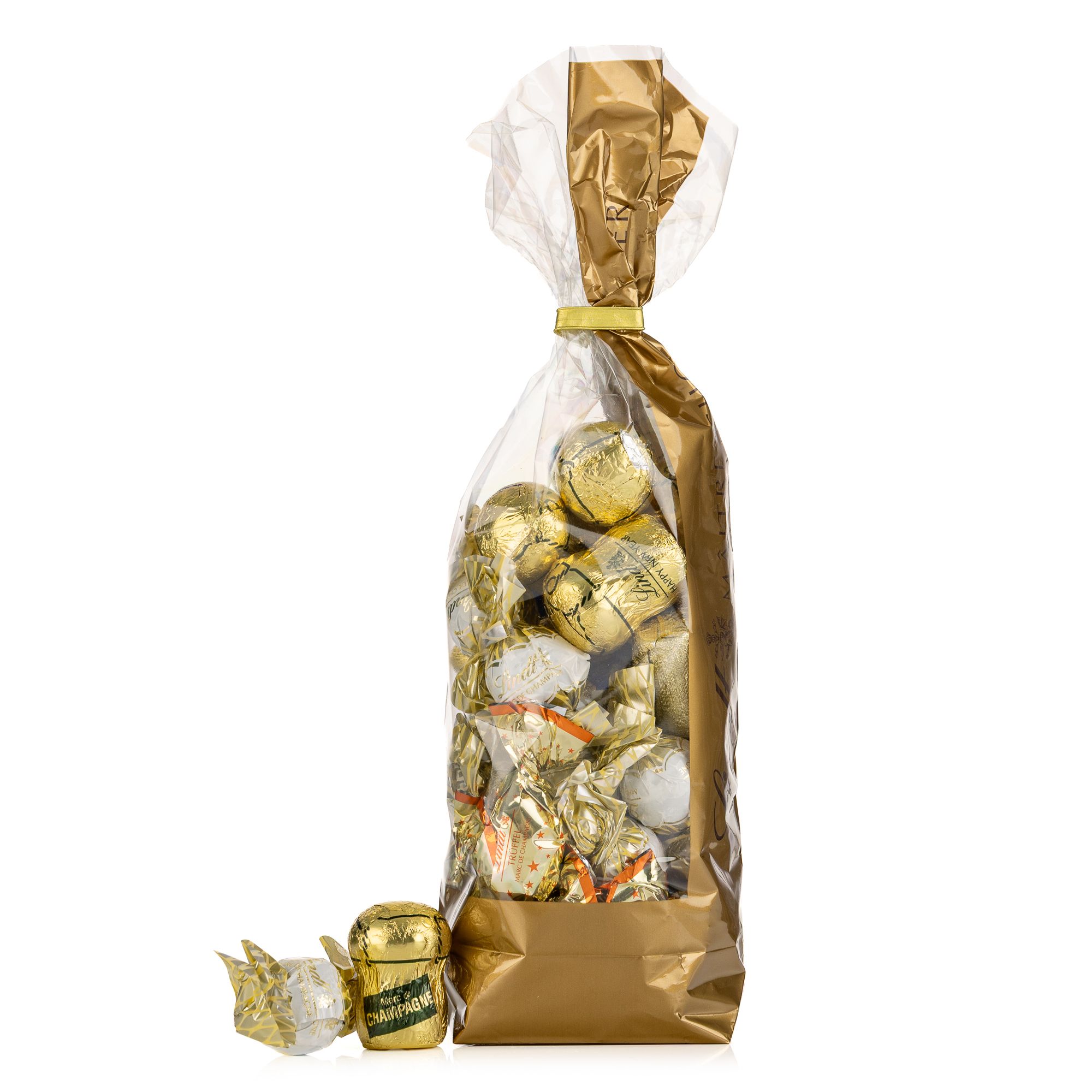 LINDT Champagner Traum 4 versch. Sorten exklusiv bei QVC Inhalt 558g, 37 Stk.