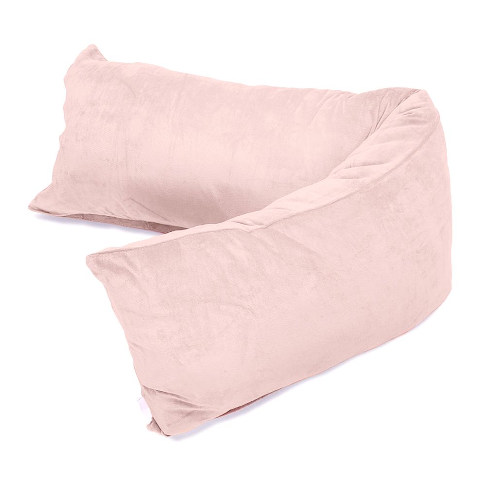 MONT CHALET Seitenschläferkissen- Bezug Mikrofaser Chinchilla uni, ca. 40x140cm