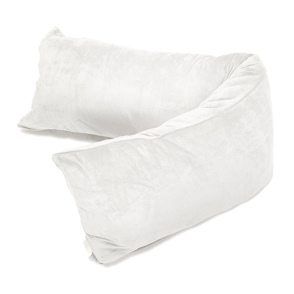 MONT CHALET Seitenschläferkissen- Bezug Mikrofaser Chinchilla uni, ca. 40x140cm