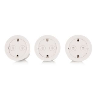 Steckeradapter mit praktischer Auswurfhilfe Bauart TÜV geprüft 3 Stück