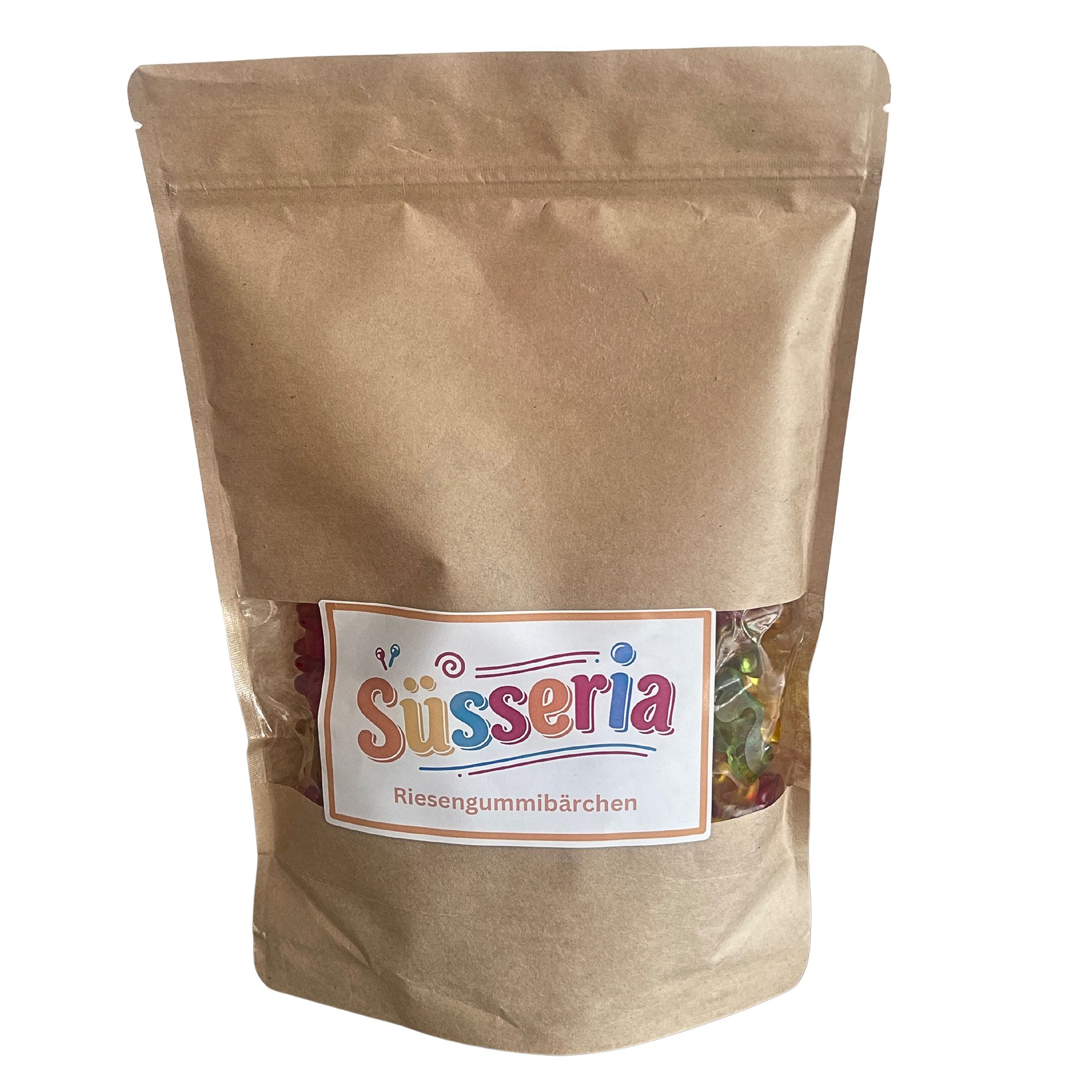 SÜSSERIA Riesengummibärchen Gummibonbon versch. Farben Inhalt 1.000g