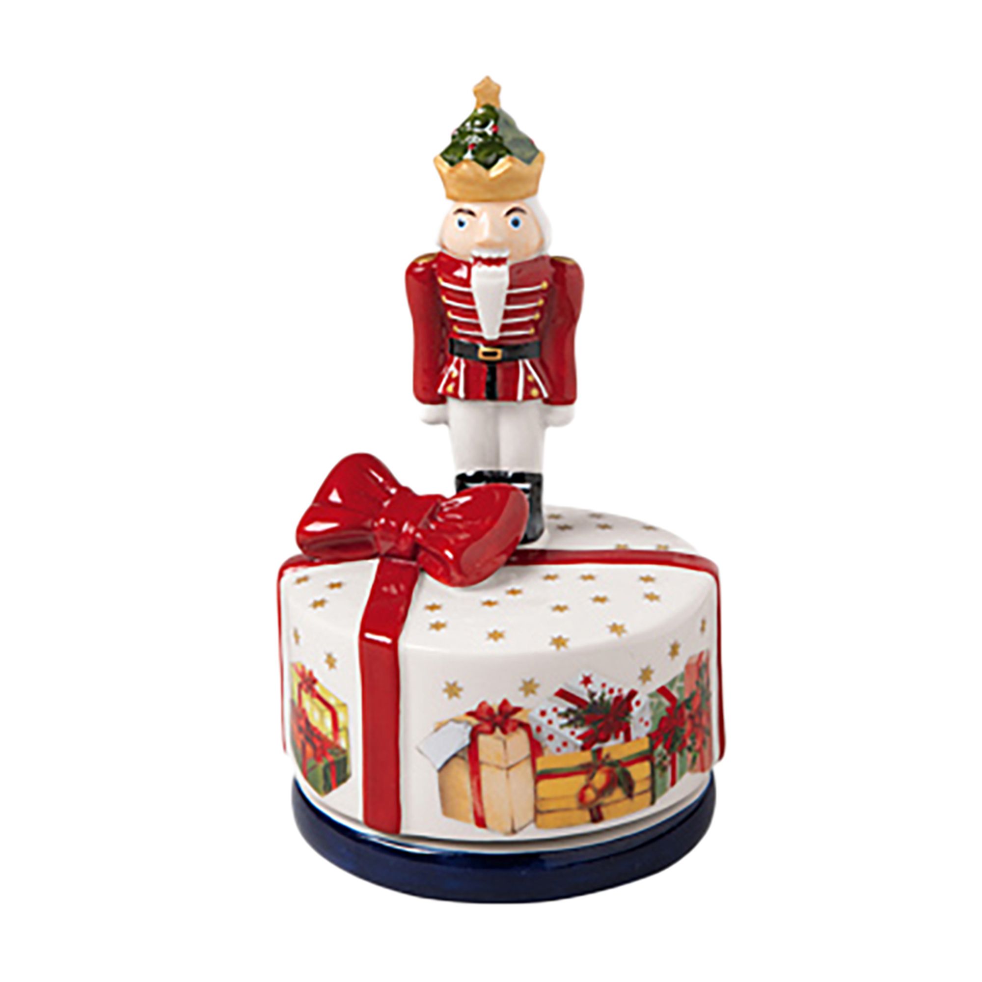 VILLEROY & BOCH Nostalgic Melody Nussknacker-Spieluhr Weihnachts-Edition Premium Porzellan