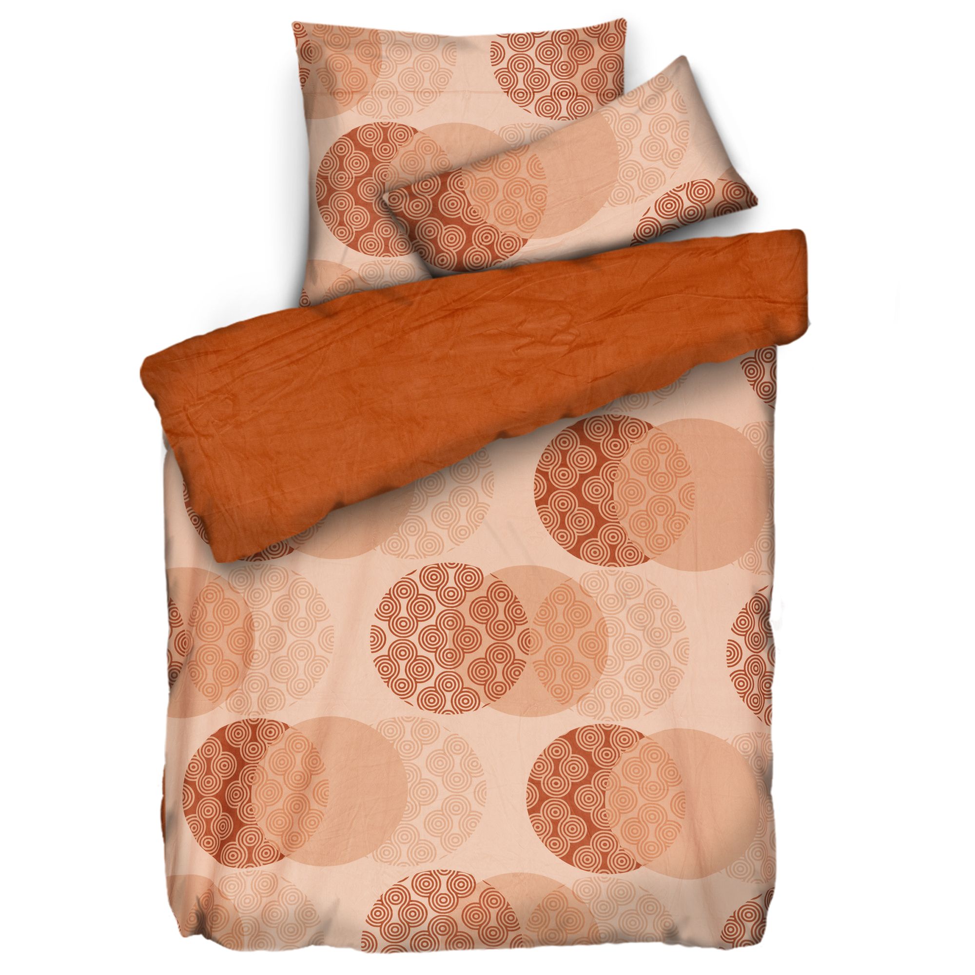 NICKYMOOD Wendebettwäsche Kreise Mikrofaser Nicky Einzelbett, 3tlg.