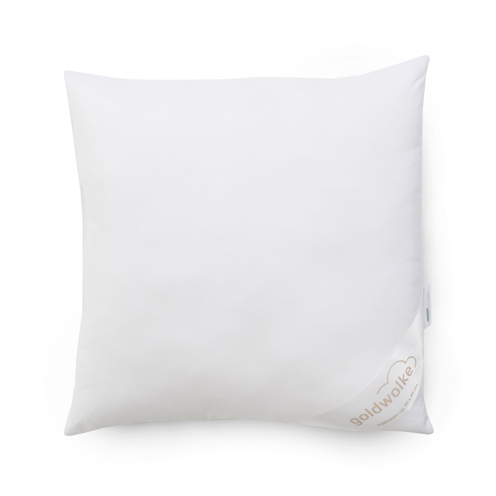 GOLDWOLKE 4 Zierkissen neue Füllung f.Allergiker geeignet Größenauswahl