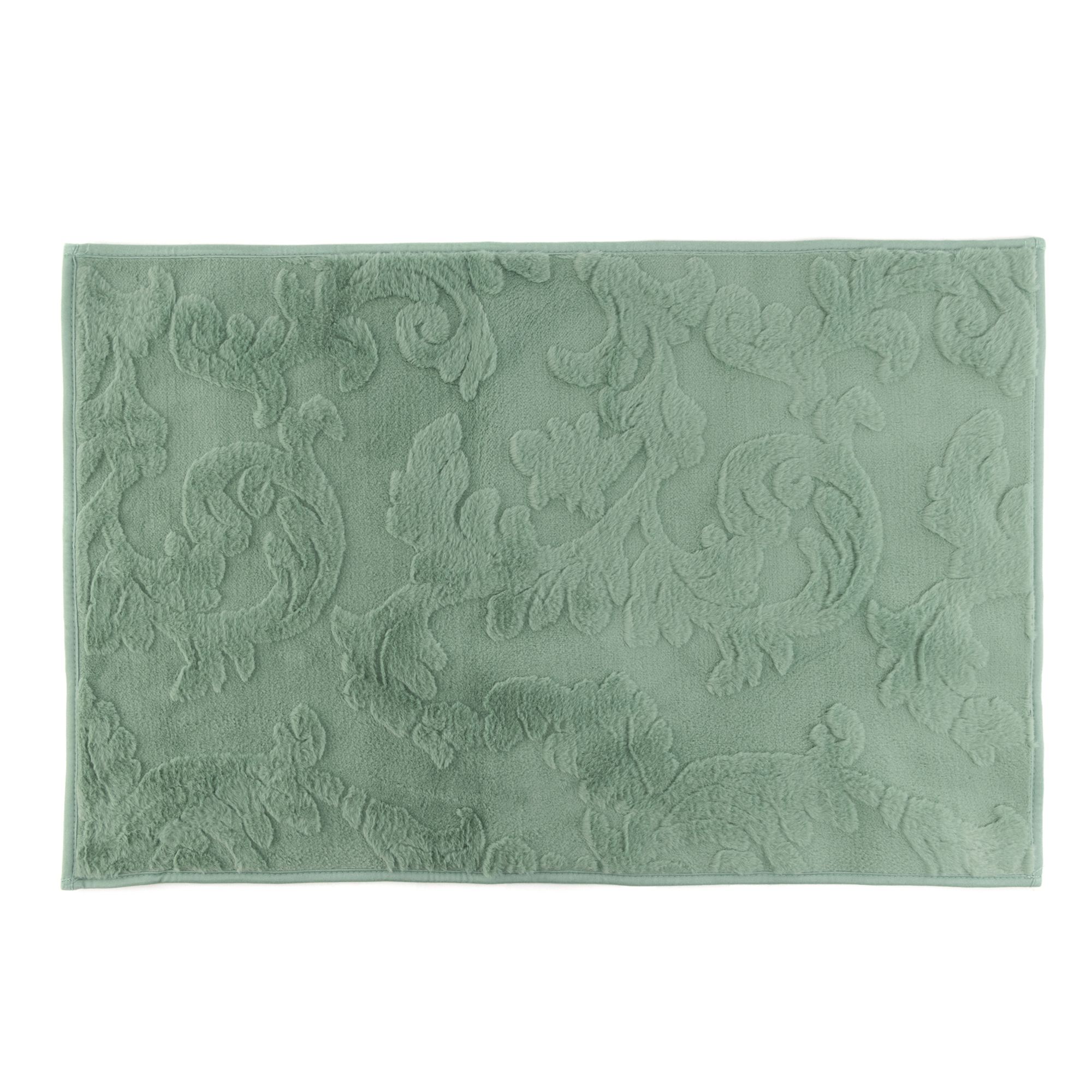 MONT CHALET Badeteppich Jacquard-Ornamente Mikrofaser Chinchilla Farb-/Größenauswahl