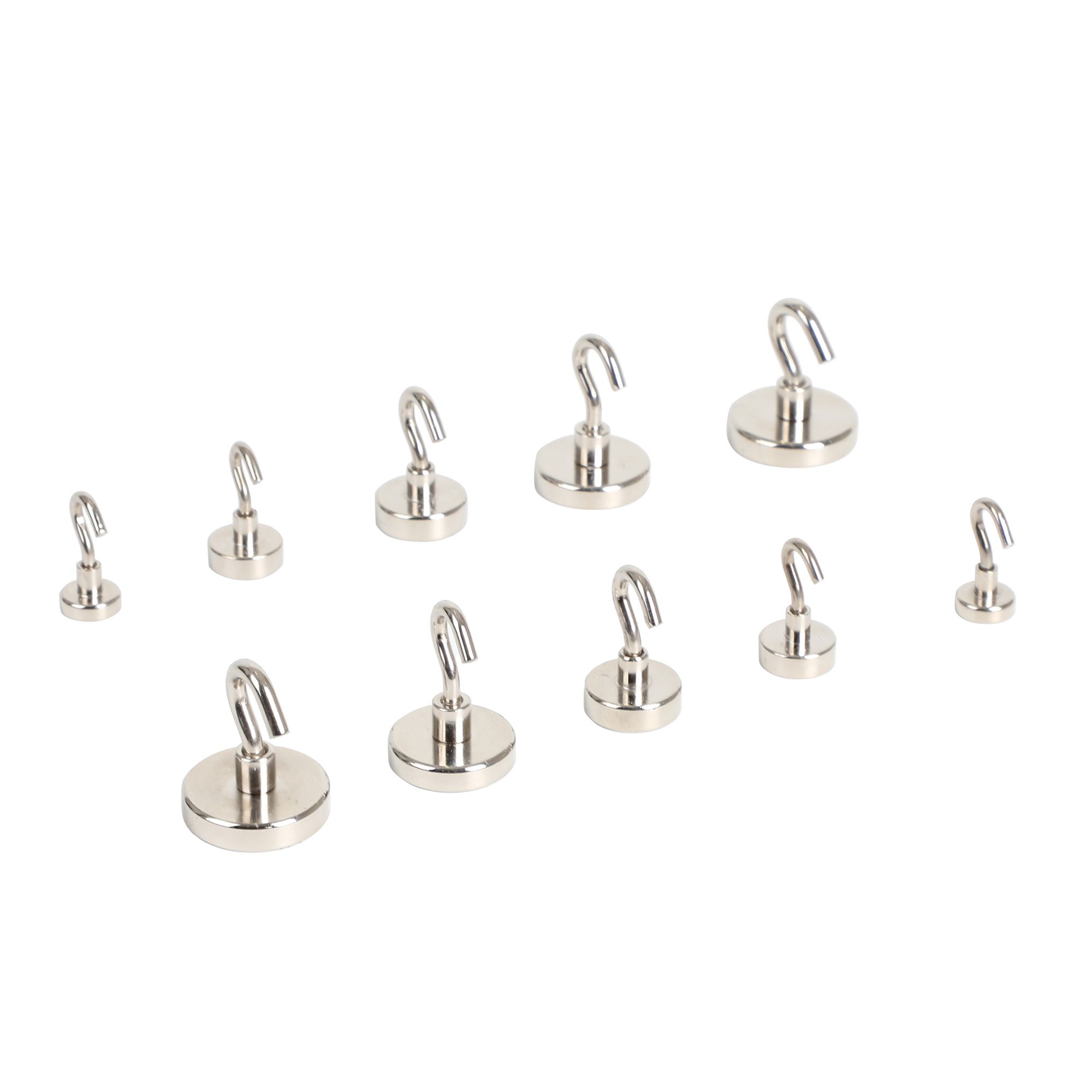 Universelle Magnethaken extra stark verschiedene Größen 10 Stück
