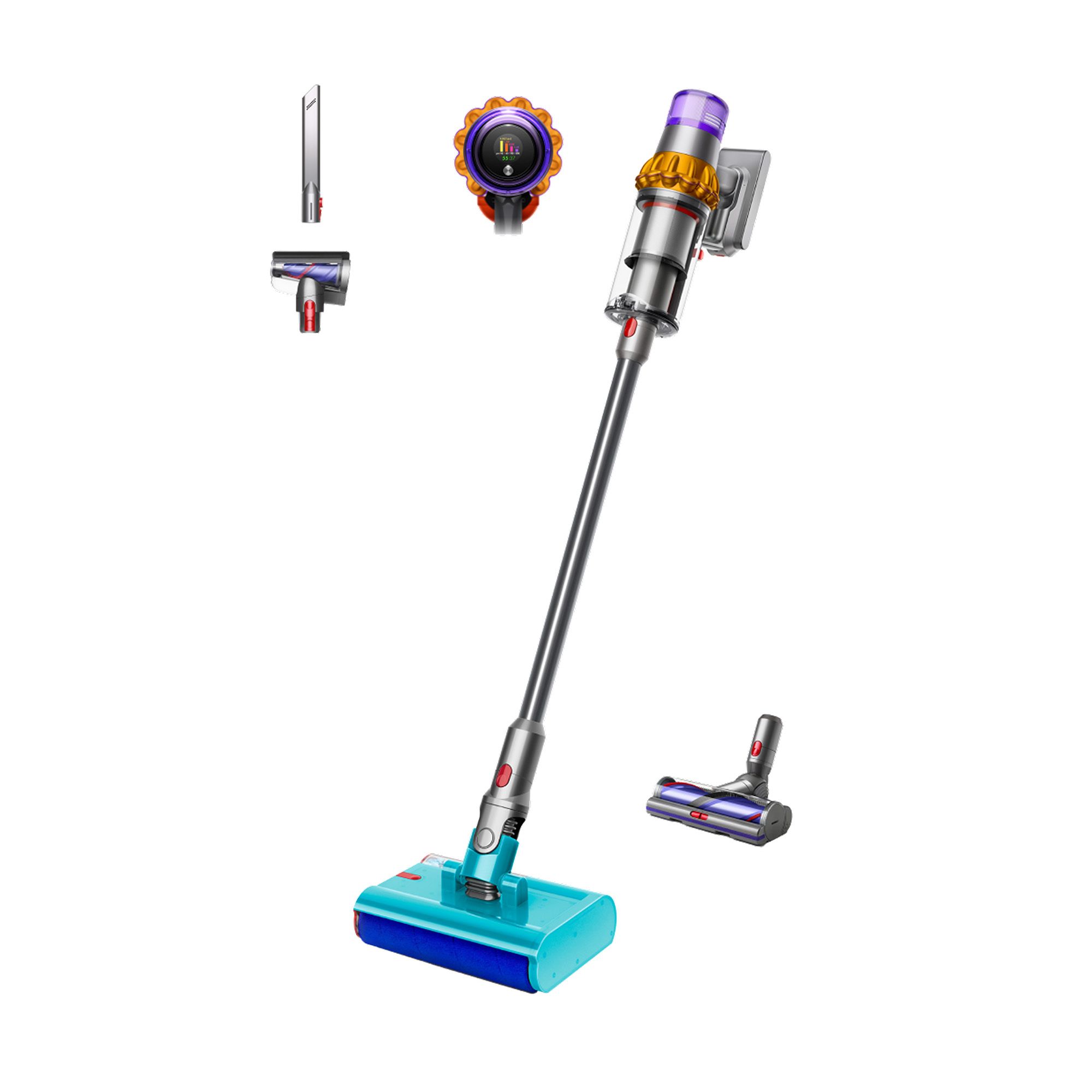 DYSON Akku-Staubsauger V15 Detect Submarine mit Wischfunktion bis zu 60min Laufzeit