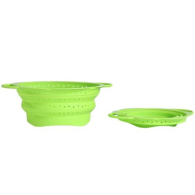 KOCHBLUME Küchensieb faltbar M + L Silikon, 2tlg.