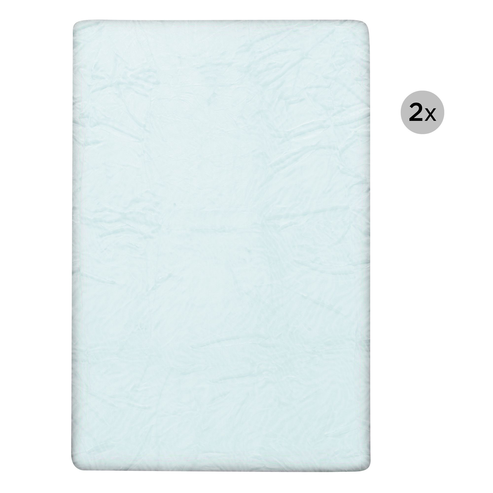 MONT CHALET 2 Fell-Spannbettlaken Hoch-/Tiefstruktur Mikrofaser Chinchilla ca. 100x200cm