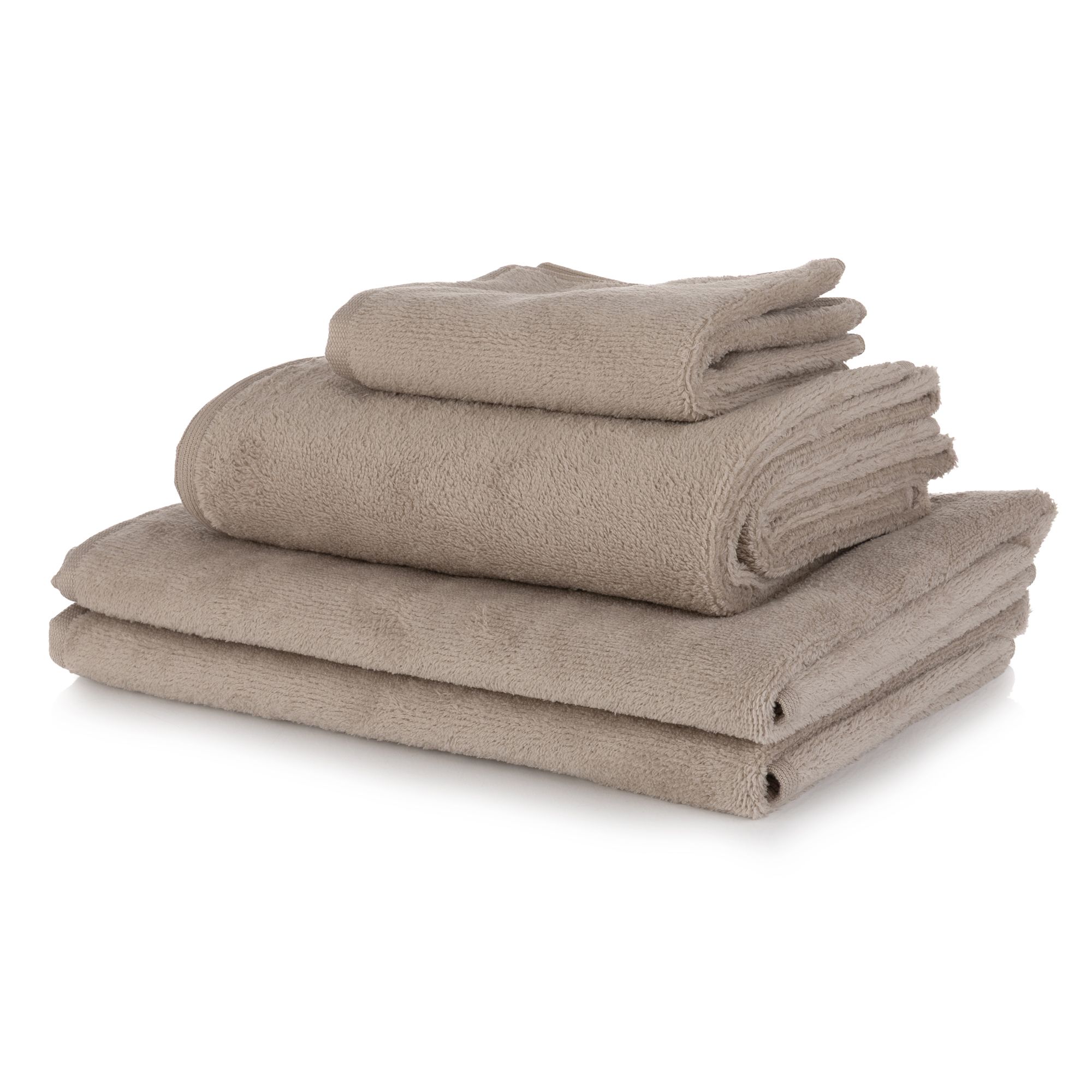 MONT CHALET Frottier-Set, 6tlg. uni, DuoTouch Innenseite trocknend Außenseite weich