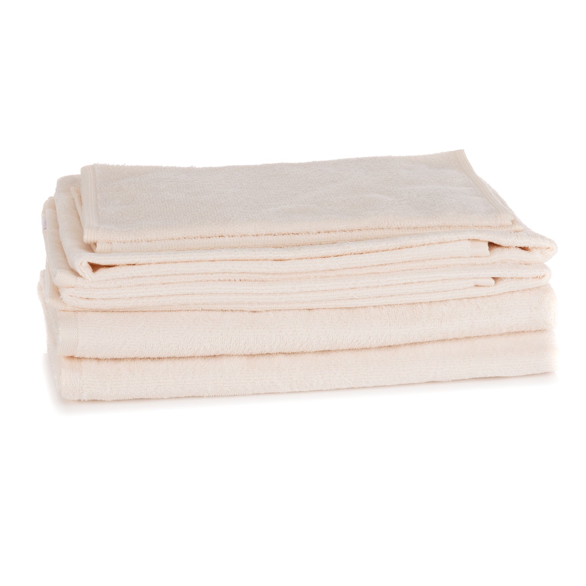 MONT CHALET Frottier-Set, 6tlg. uni, DuoTouch Innenseite trocknend Außenseite weich