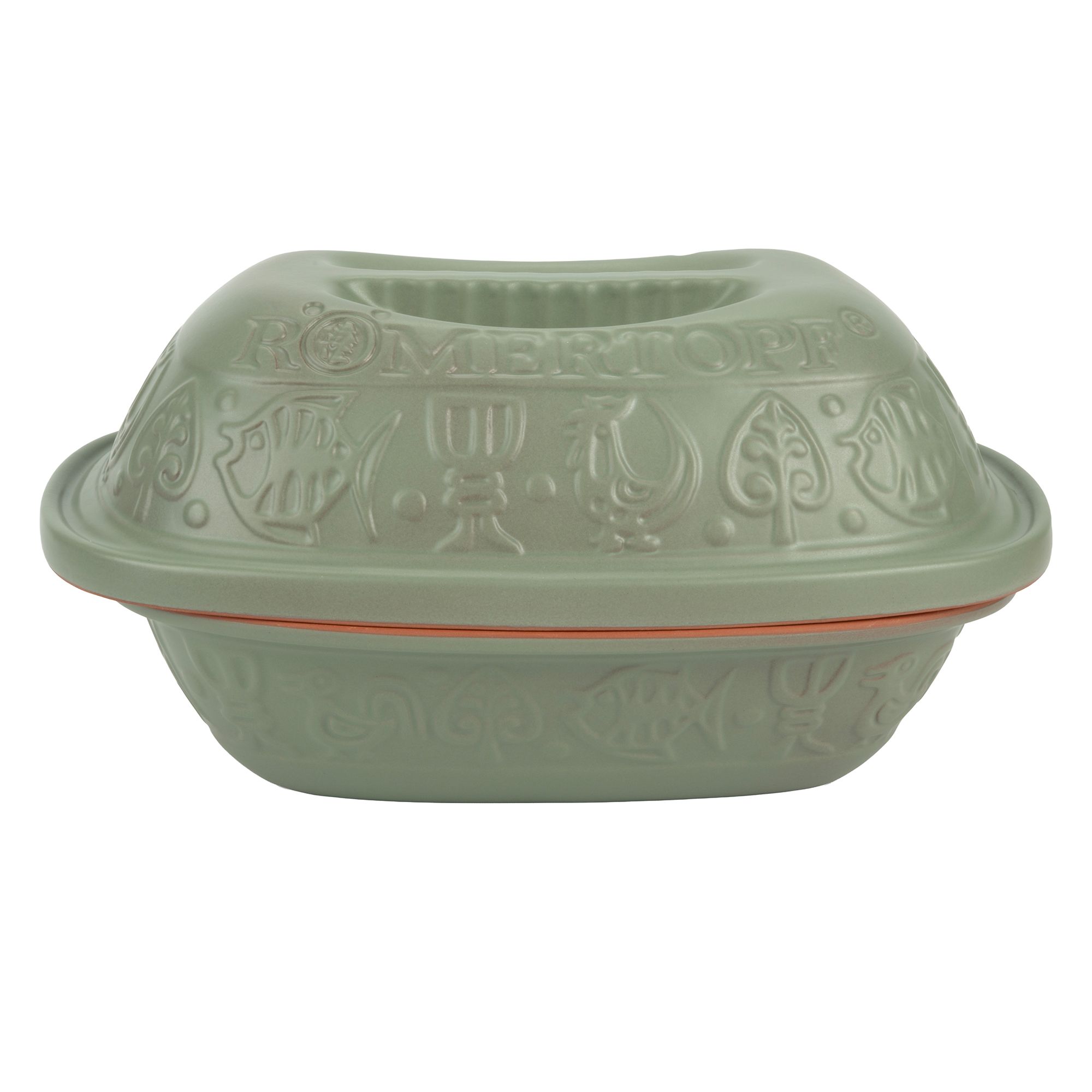 RÖMERTOPF Bräter Klassik oval inkl. Rezeptheft ca. 30x19,5x15,5cm 1,5L Volumen