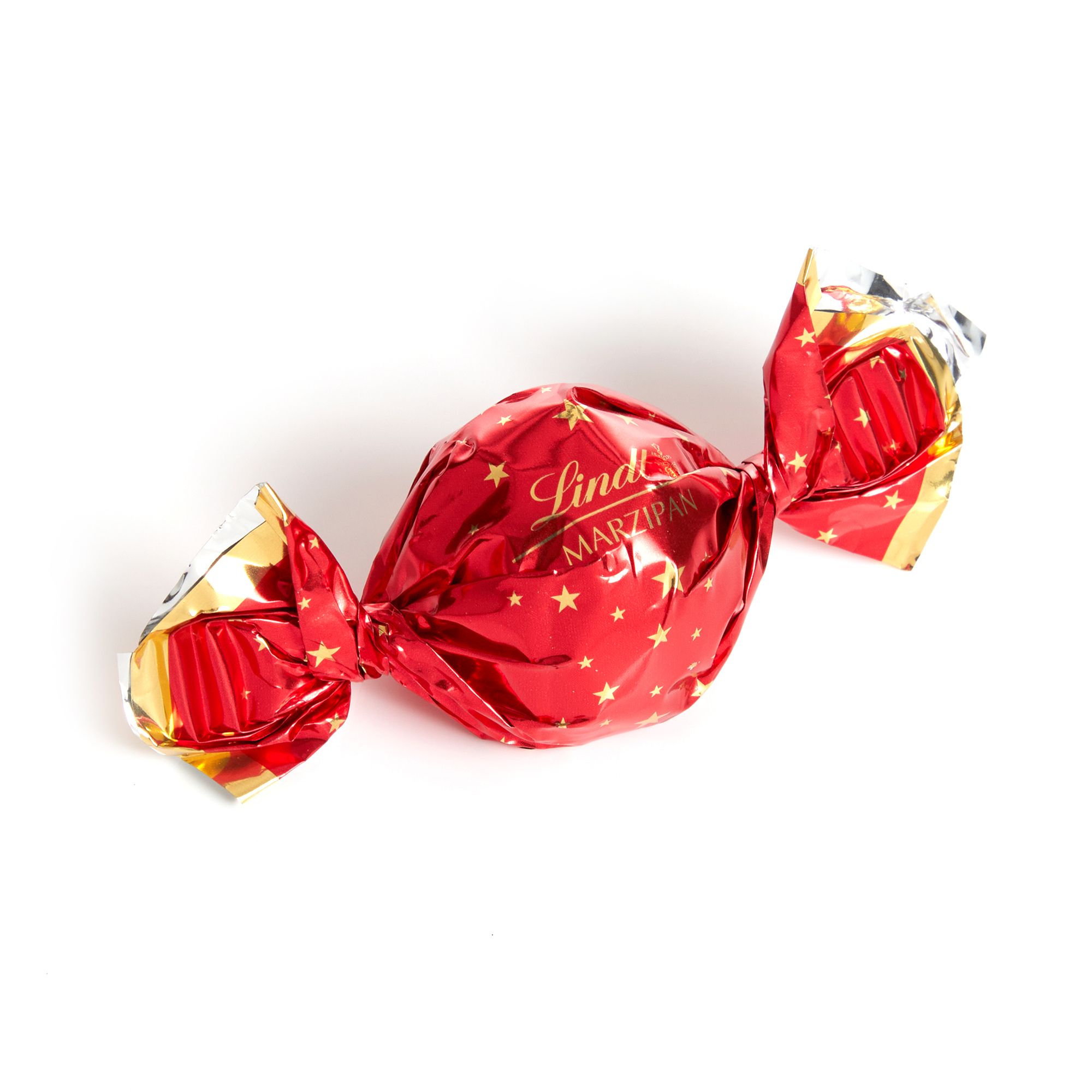 LINDT Weihnachtskugel Amaretto Marzipan im Geschenkbeutel Inhalt 600g