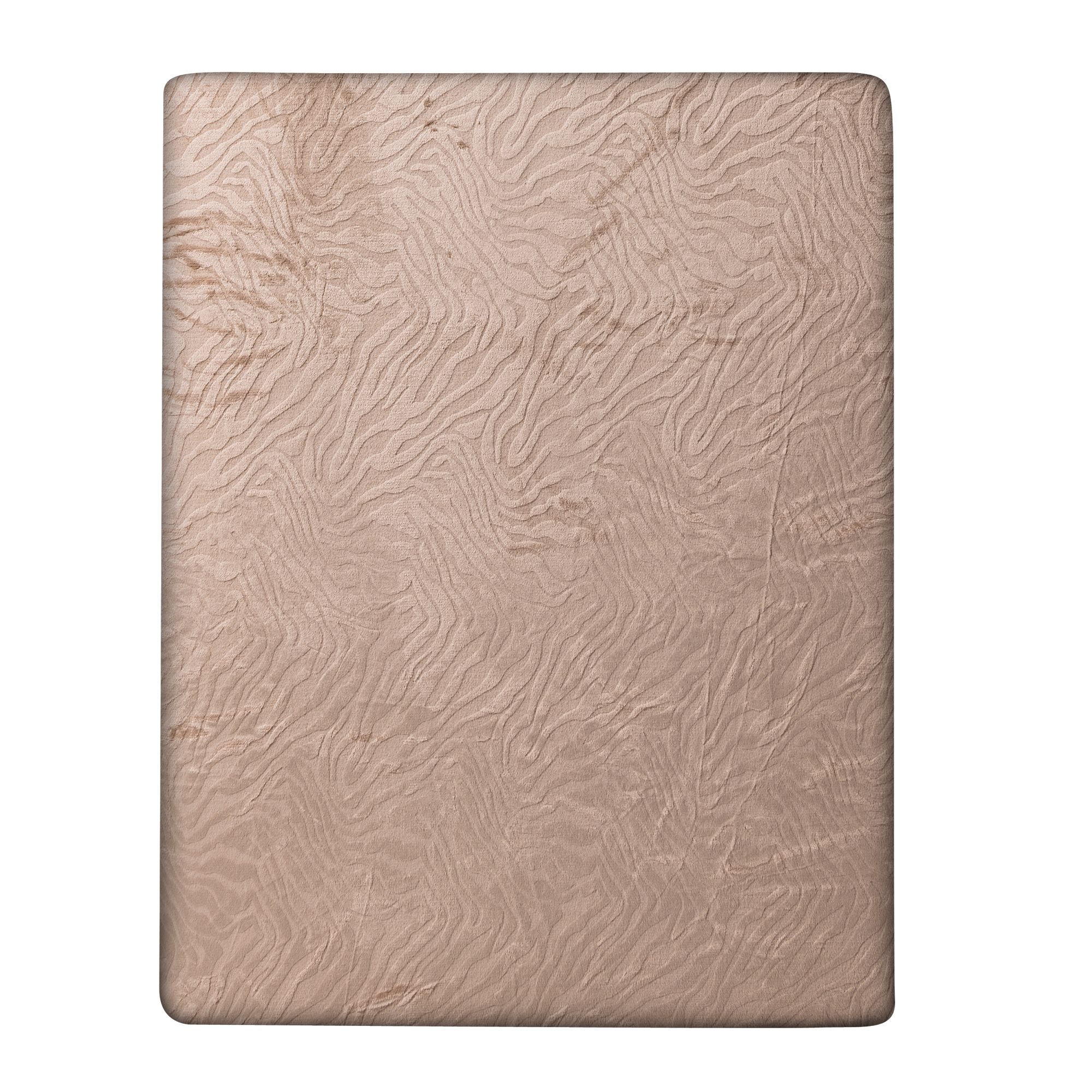 MONT CHALET Fell-Spannbettlaken Hoch-/Tiefstruktur Mikrofaser Chinchilla Übergrößen