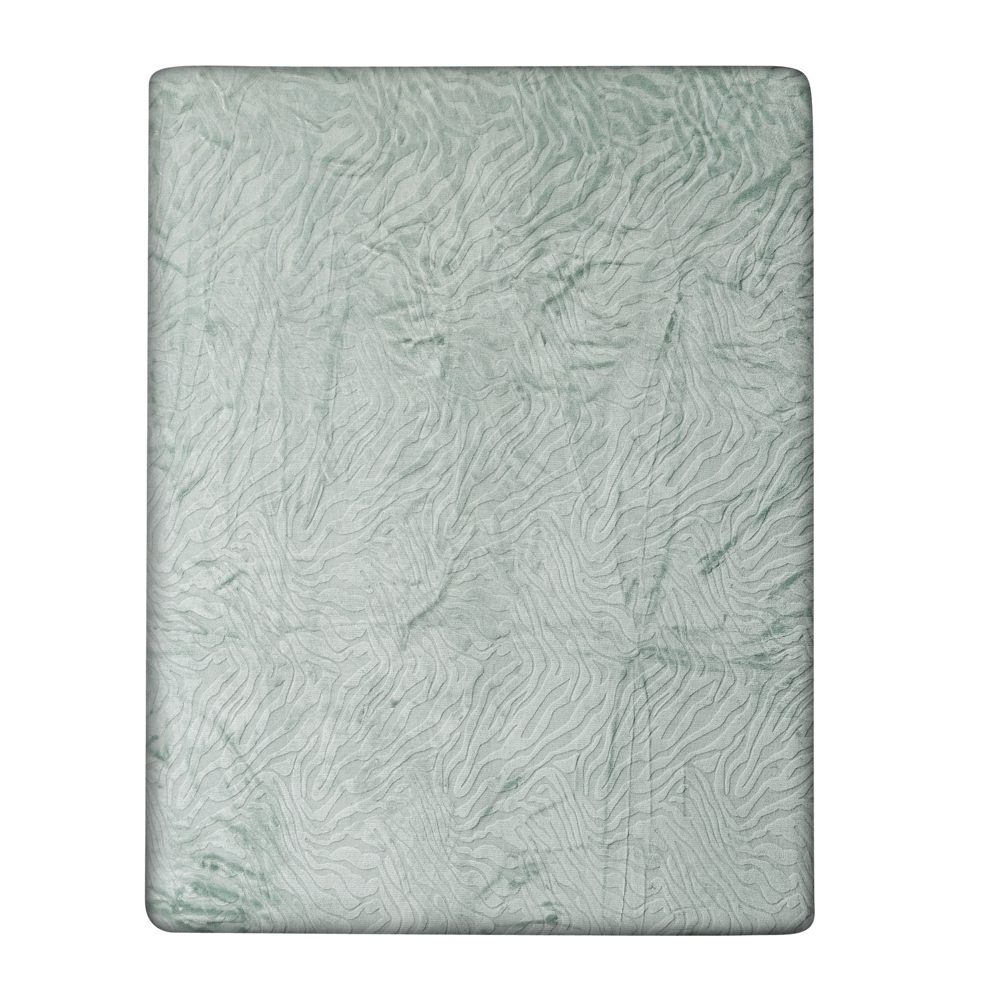 MONT CHALET Fell-Spannbettlaken Hoch-/Tiefstruktur Mikrofaser Chinchilla Übergrößen