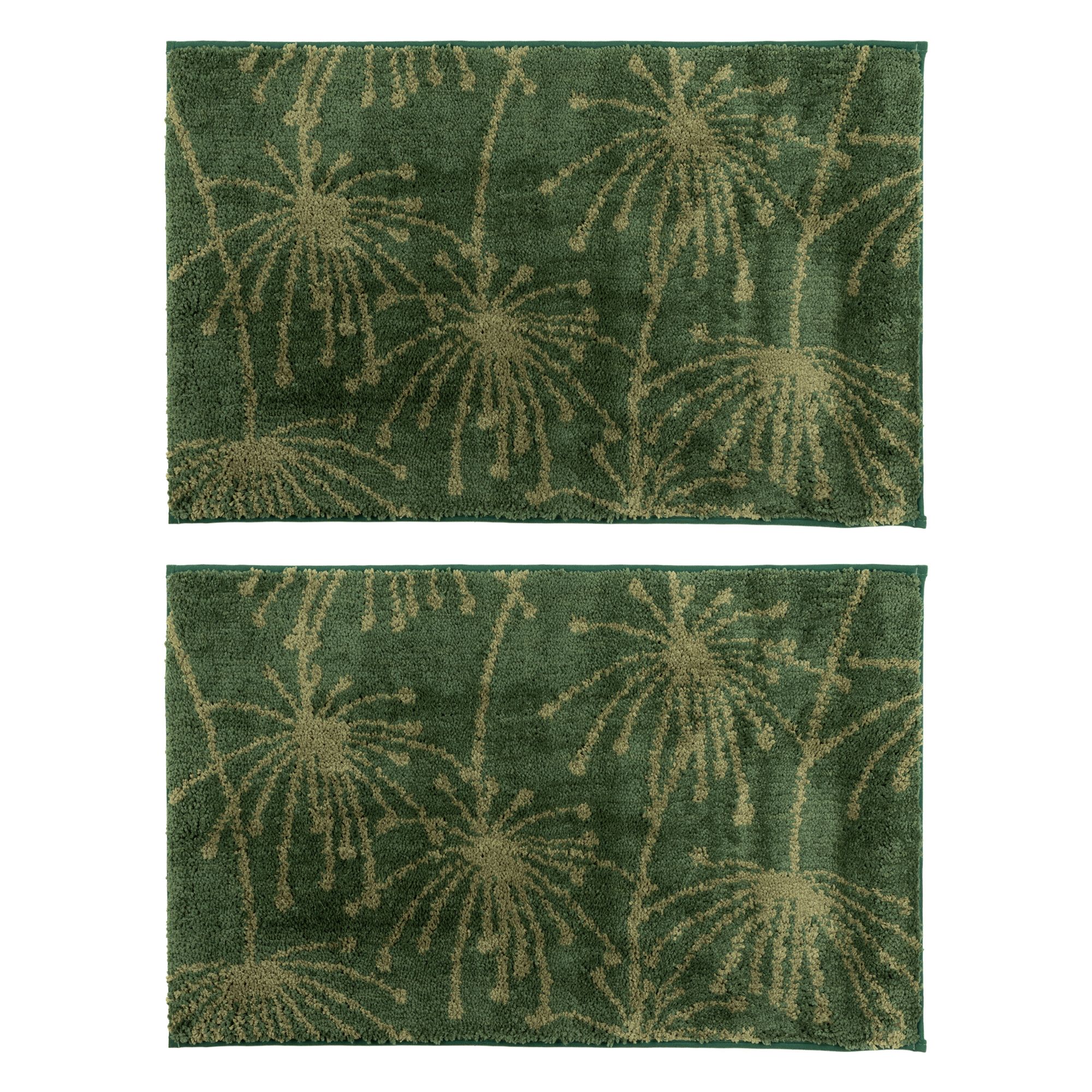 CASA FONDO 2 Fußmatten Pusteblumen Mikrofaser waschbar, ca. 50x80cm