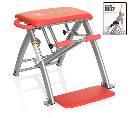 PILATES PRO CHAIR™ Pilates Stuhl mit einstellbarem Widerstand & DVD 6/40-42 