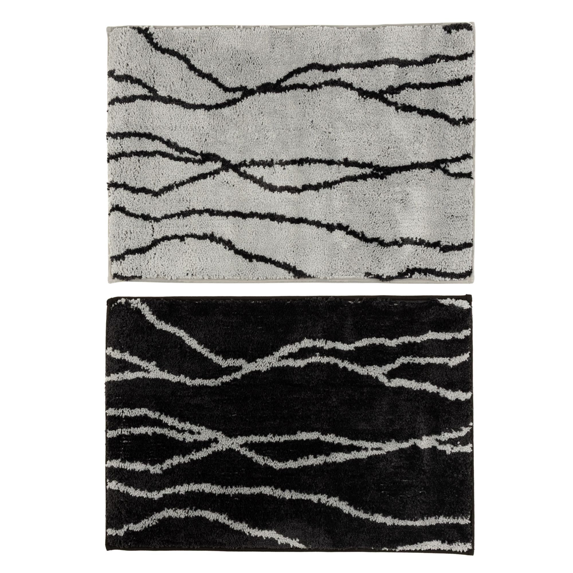 CASA FONDO 2 Fußmatten positiv-/negativ Mikrofaser waschbar