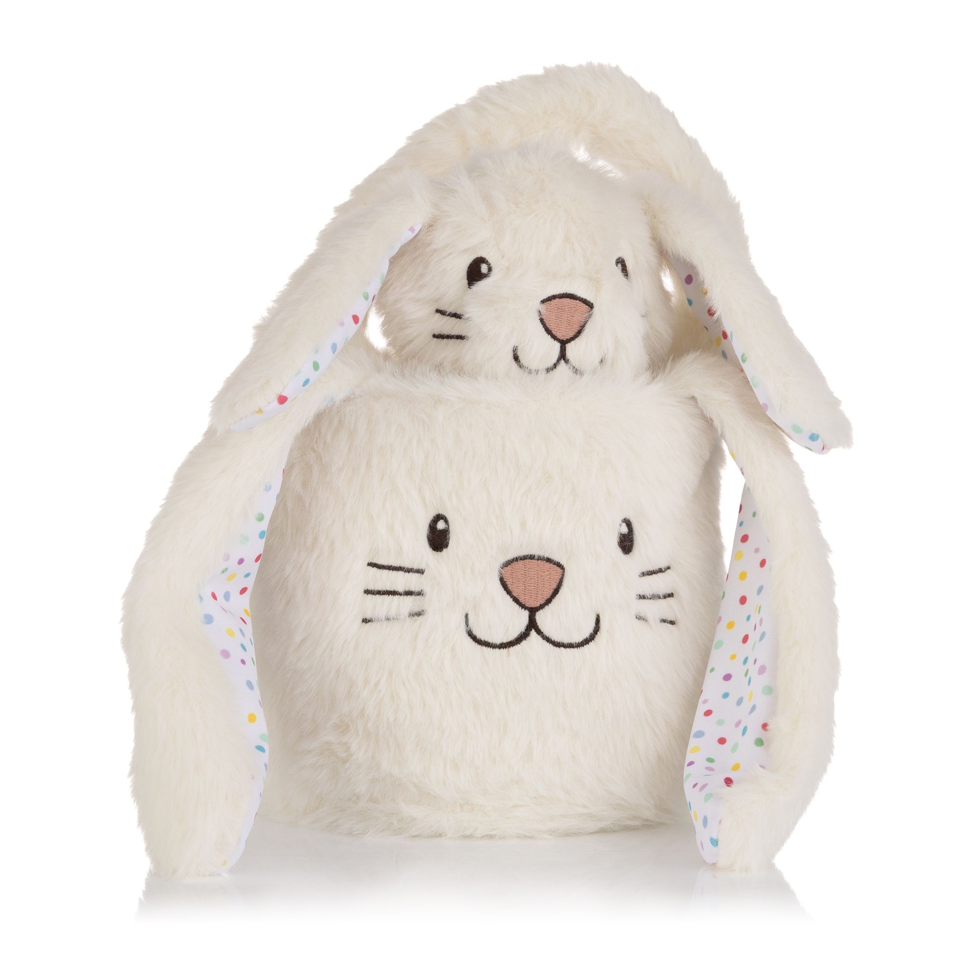 MONT CHALET Osterkörbchen inkl. Osterhase Fellimitat waschbar, 2tlg.