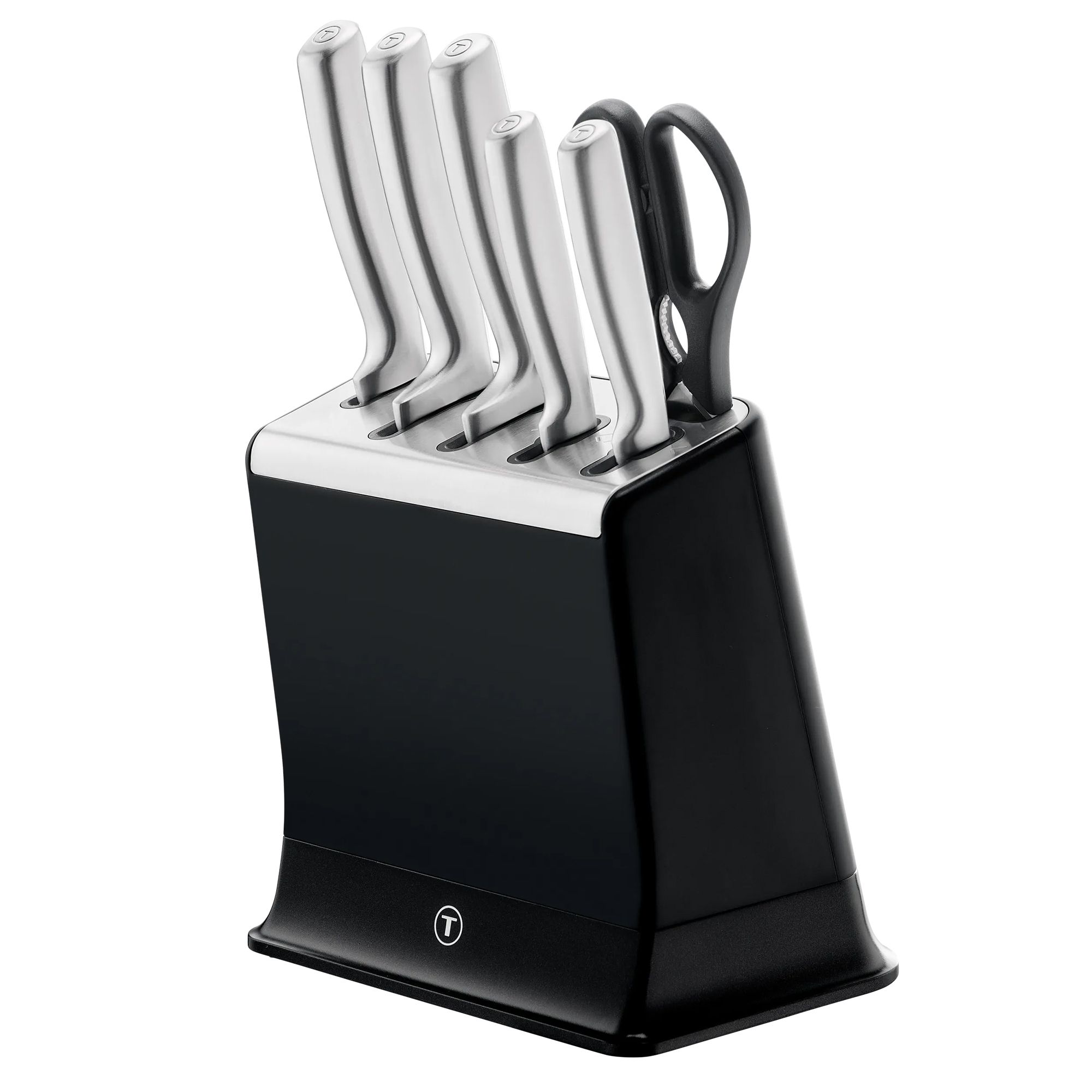 TEFAL EVERSHARP PRO selbstschärfender Messerblock und Messer-Set, 6tlg.