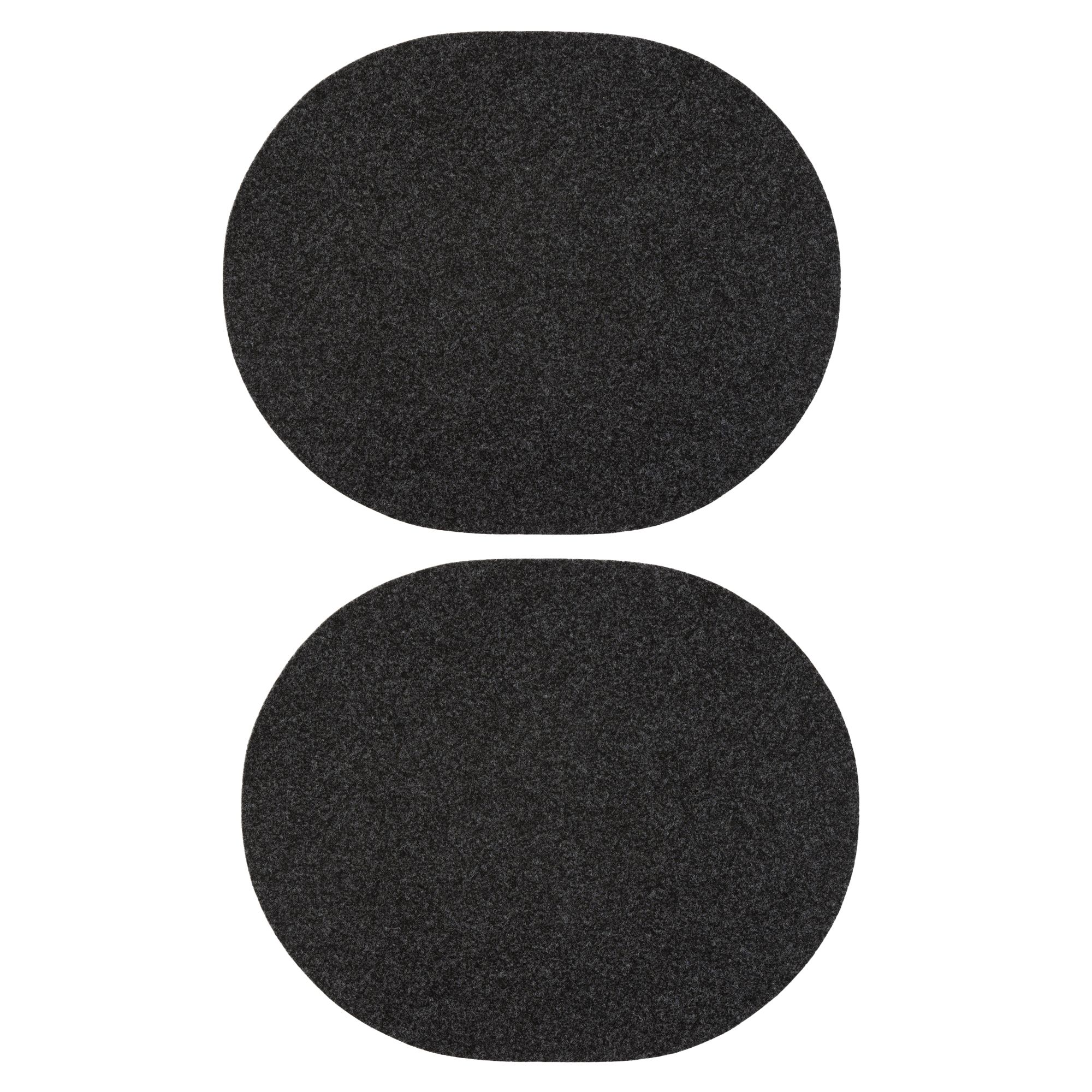 daff Doppelpack Tischsets FIBERIXX uni oval, ca. 34x42cm