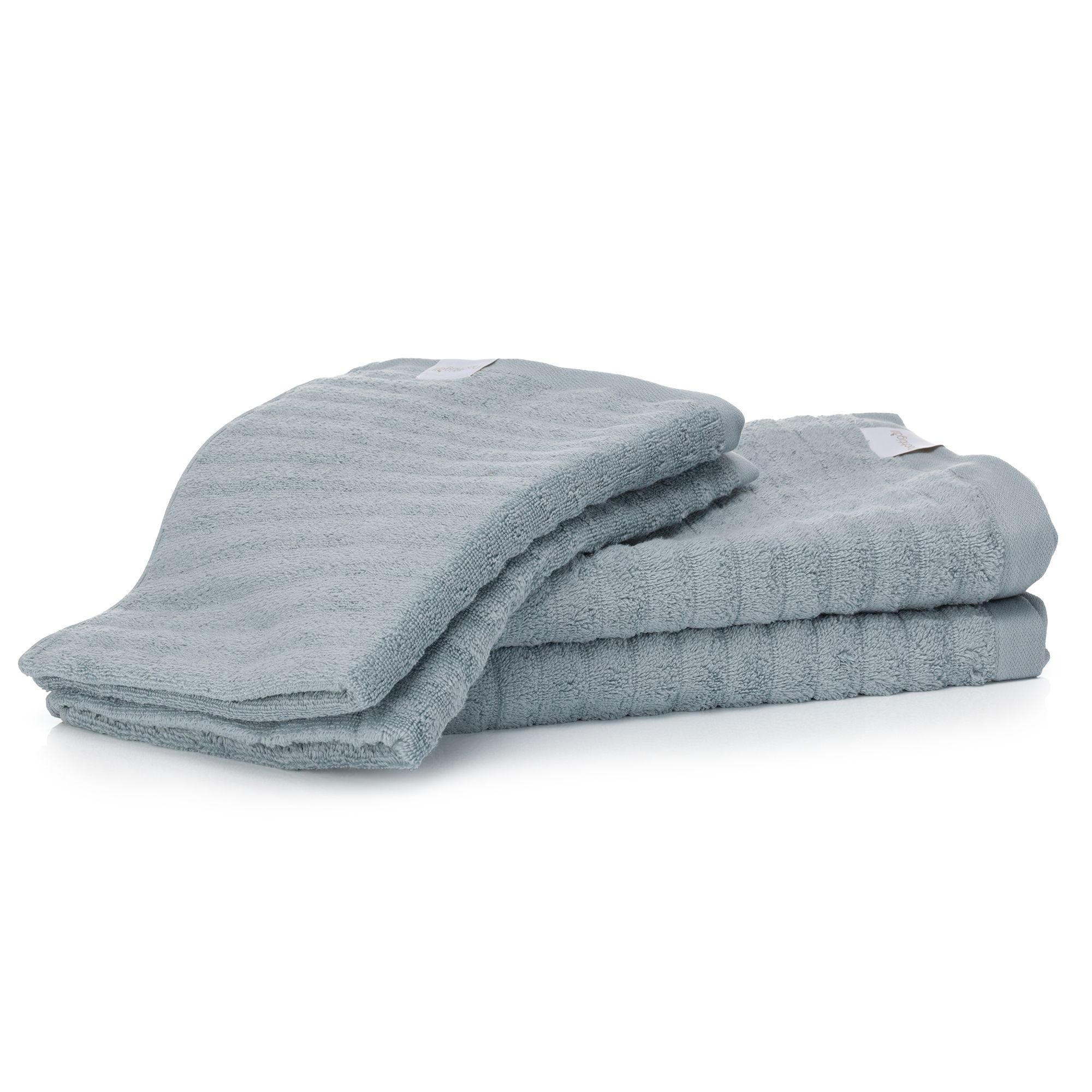 NACHTIGALL Handtuch-Set, 4tlg. Jaquard-Wellen 100% Baumwolle 50x100cm & 70x140cm