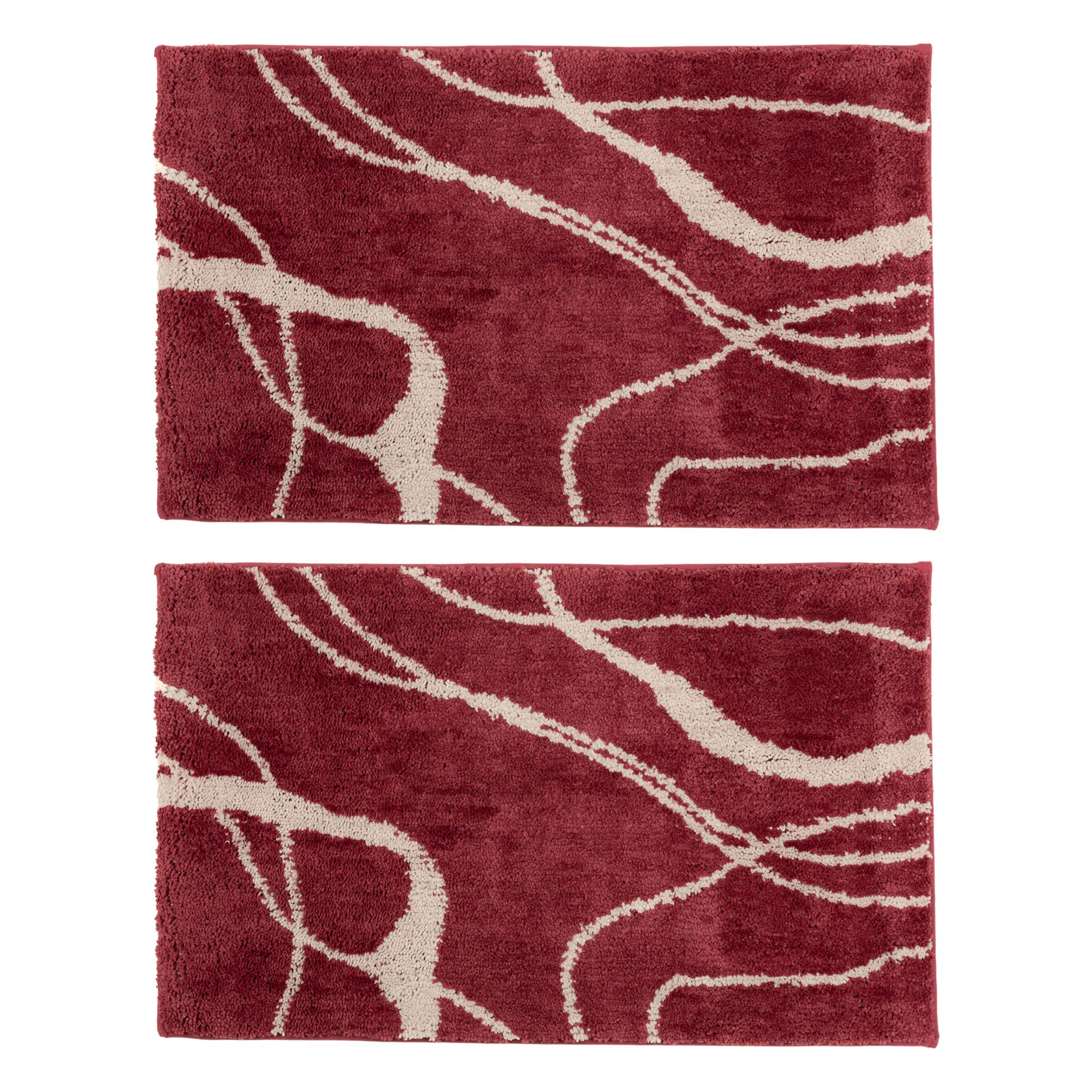 CASA FONDO 2 Fußmatten Art-Design Mikrofaser waschbar, 50x80cm
