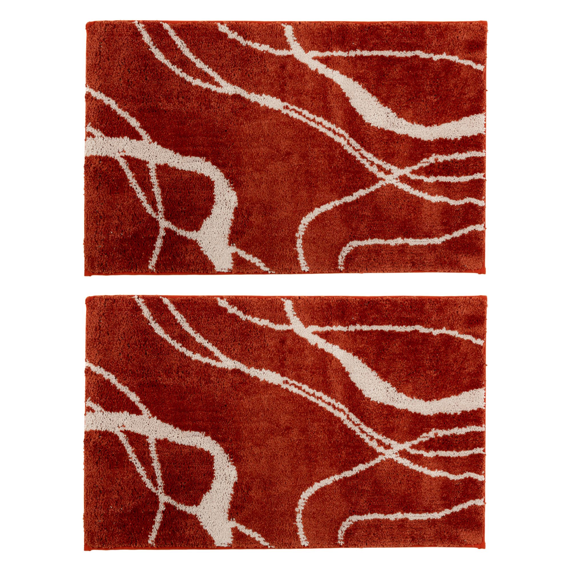 CASA FONDO 2 Fußmatten Art-Design Mikrofaser waschbar, 50x80cm