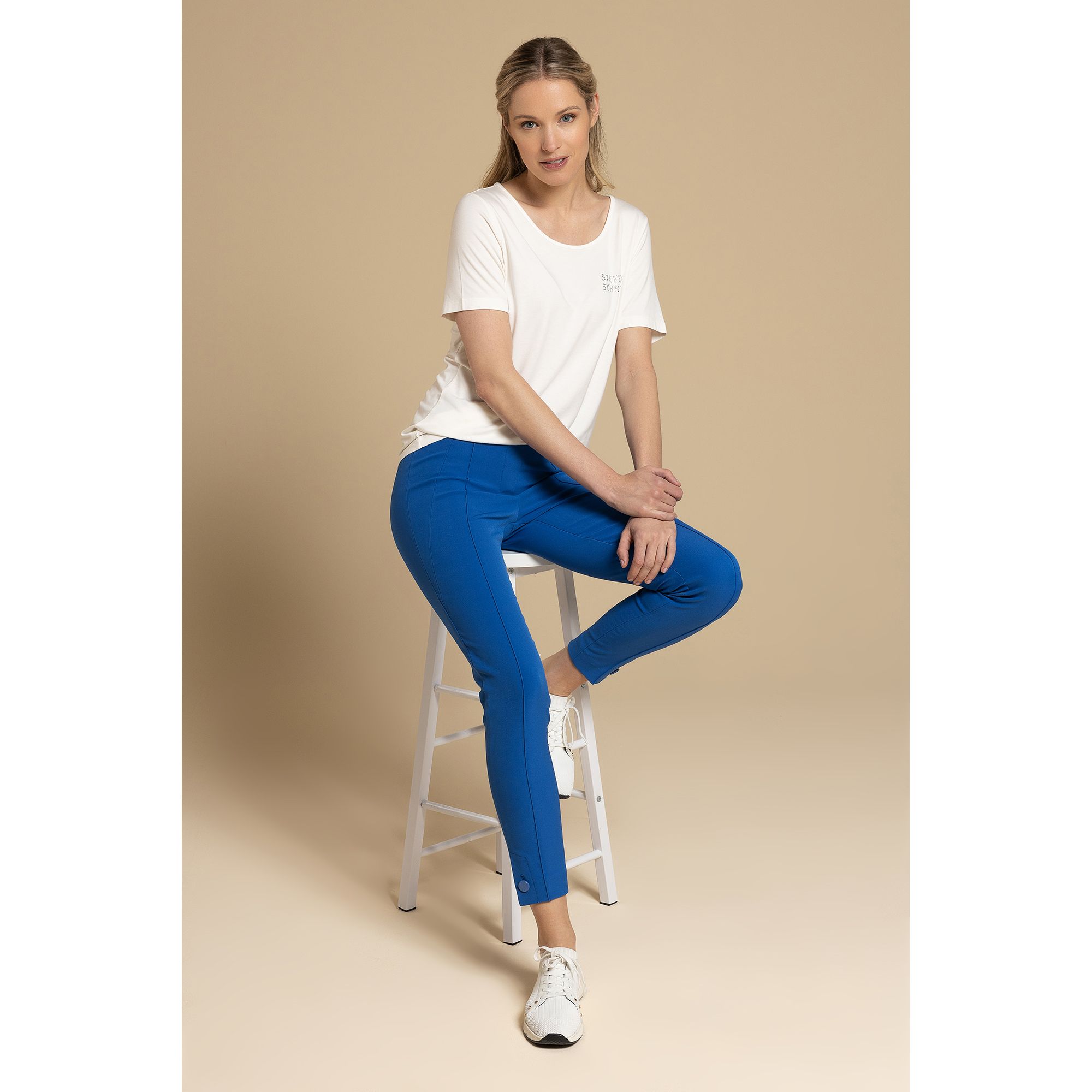 B-Ware STEFFEN SCHRAUT Jeggings London knöchellang Knopf-Detail