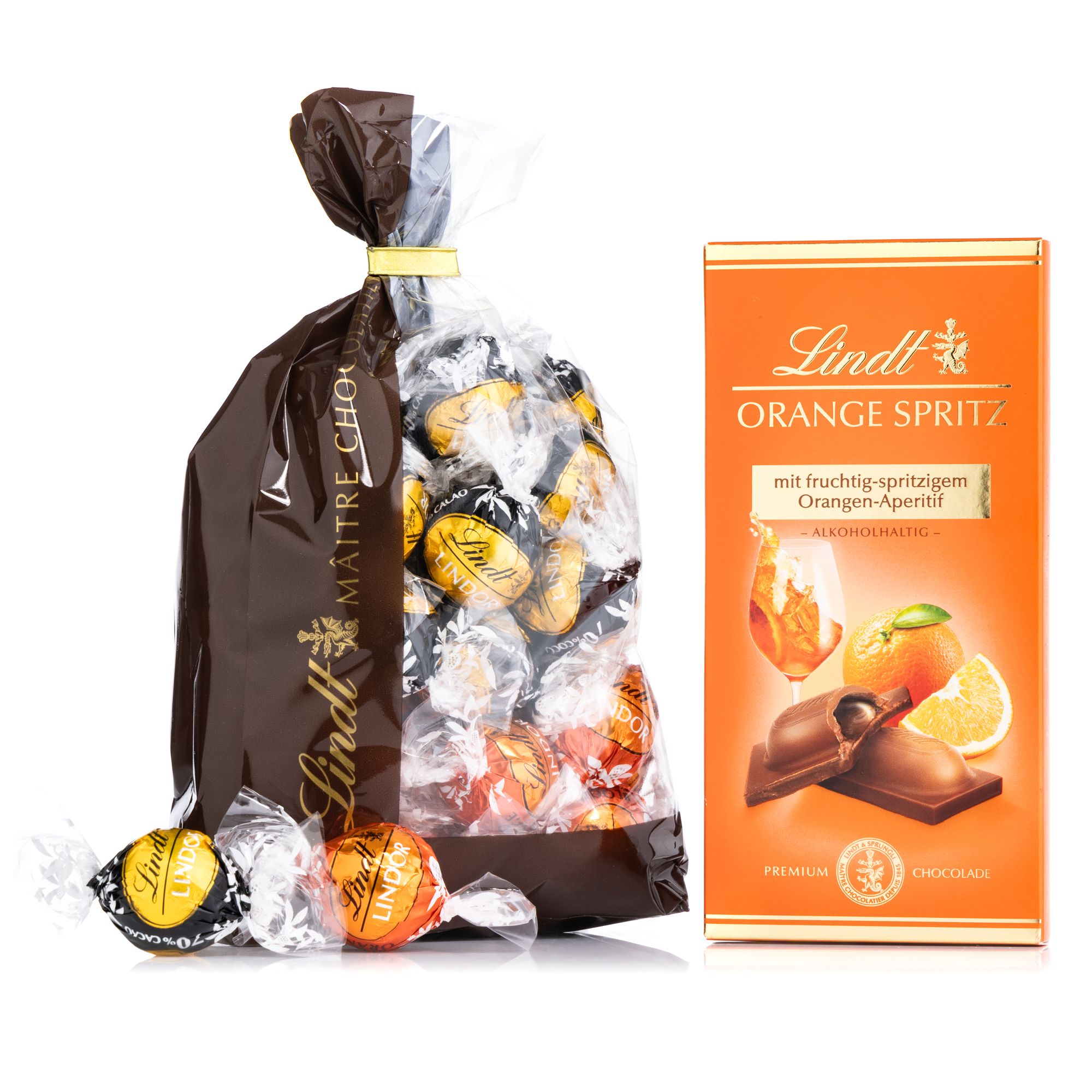 LINDT Spritzige Mischung 3 versch. Sorten exklusiv für QVC Inhalt 598g, 41 Stk.