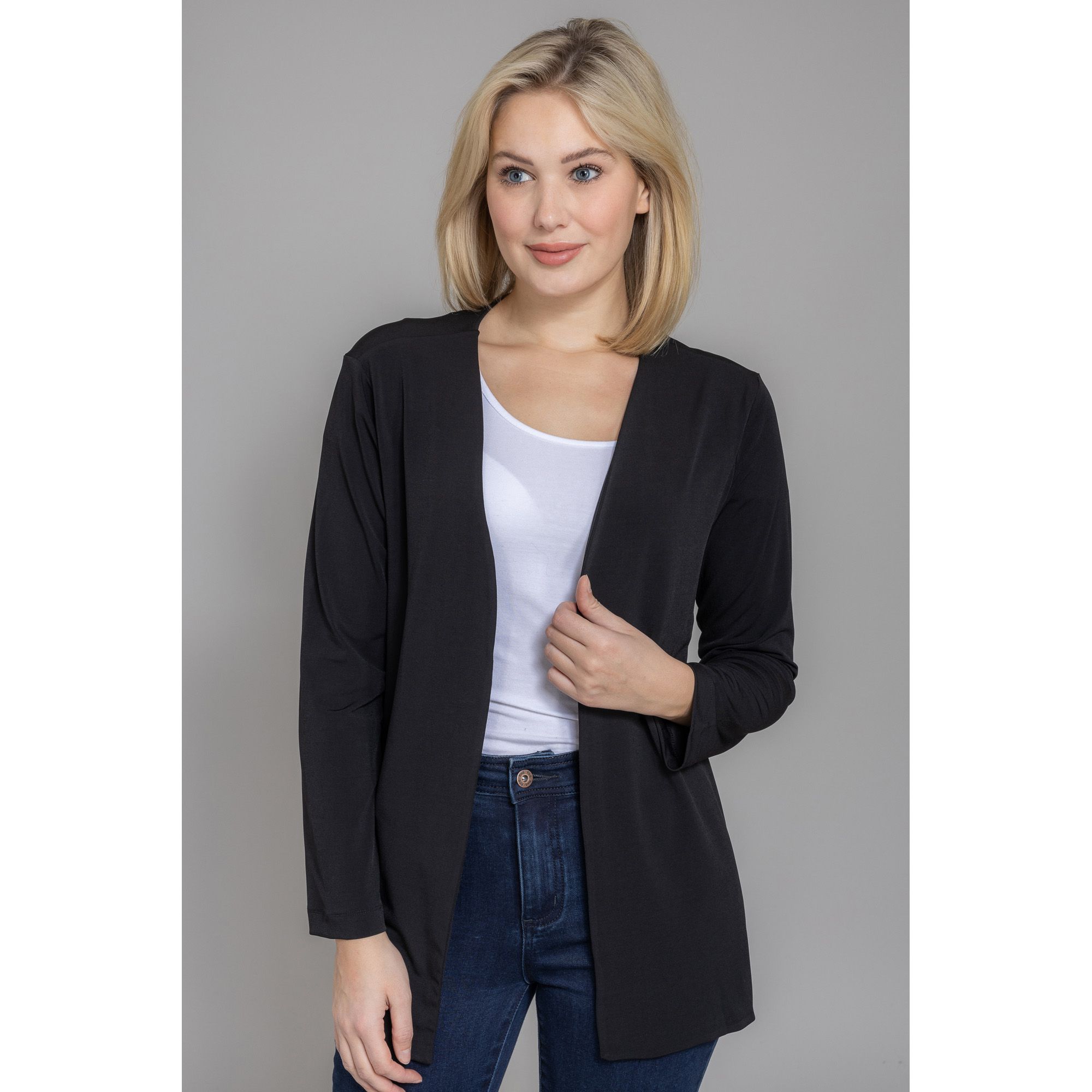 B-Ware IN-PRINT Cardigan 1/1-Arm offene Front